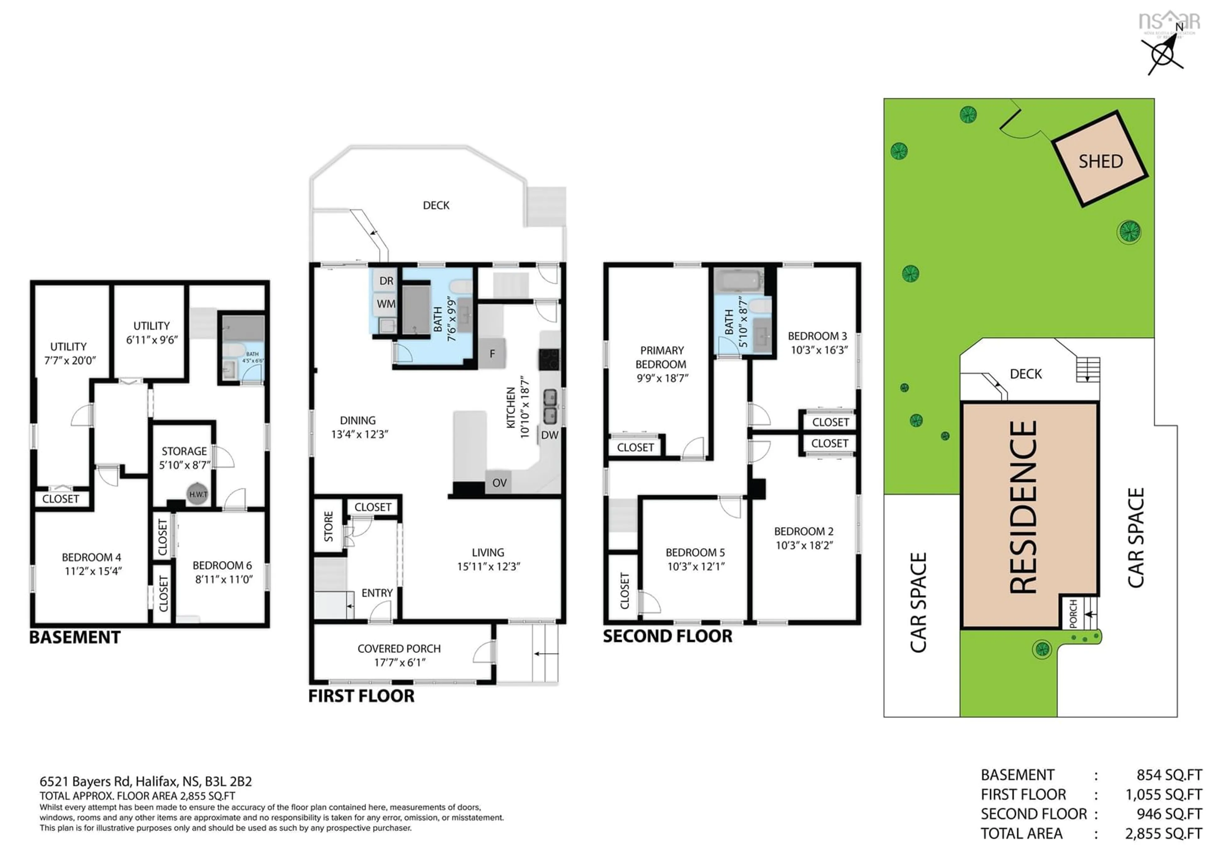 Floor plan for 6521 Bayers Rd, Halifax Nova Scotia B3L 2B2