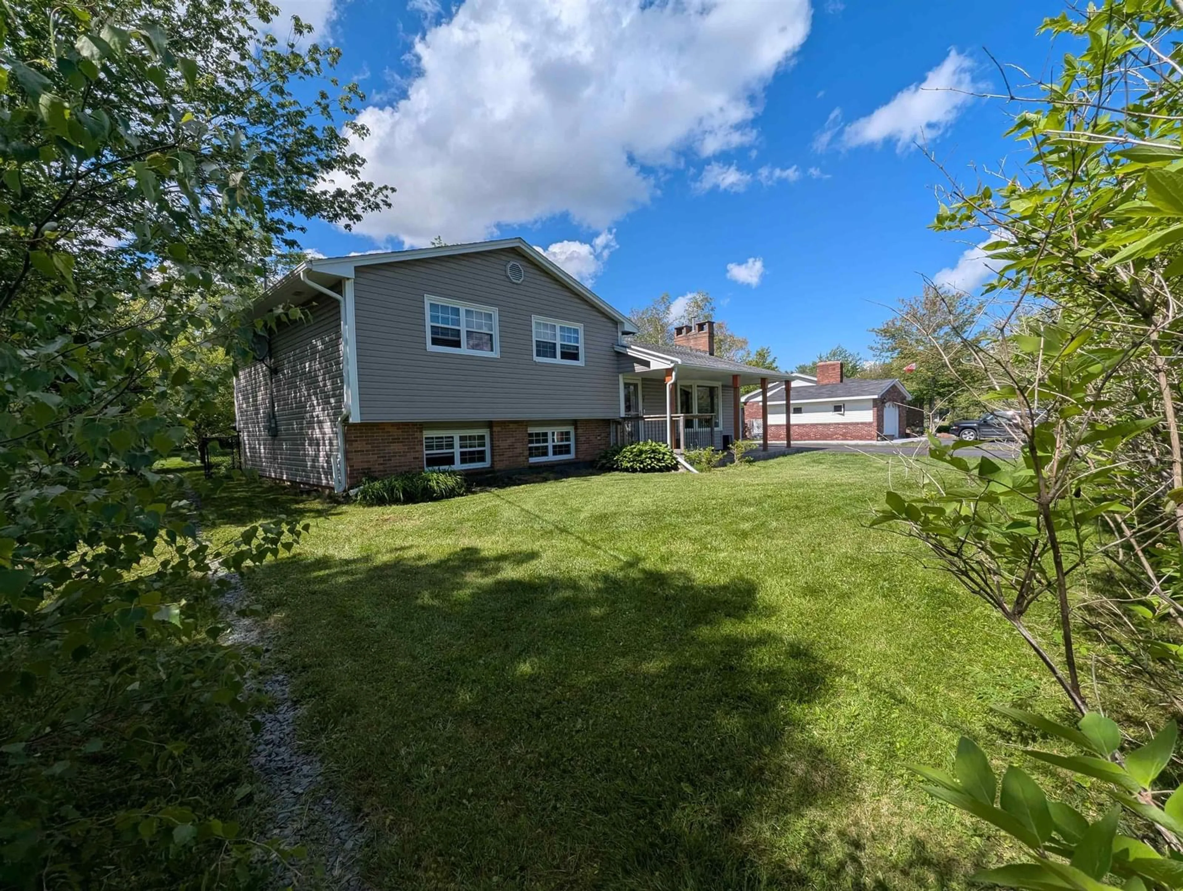 A pic from outside/outdoor area/front of a property/back of a property/a pic from drone, water/lake/river/ocean view for 7 Heather Lane, Enfield Nova Scotia B2Y 1J9