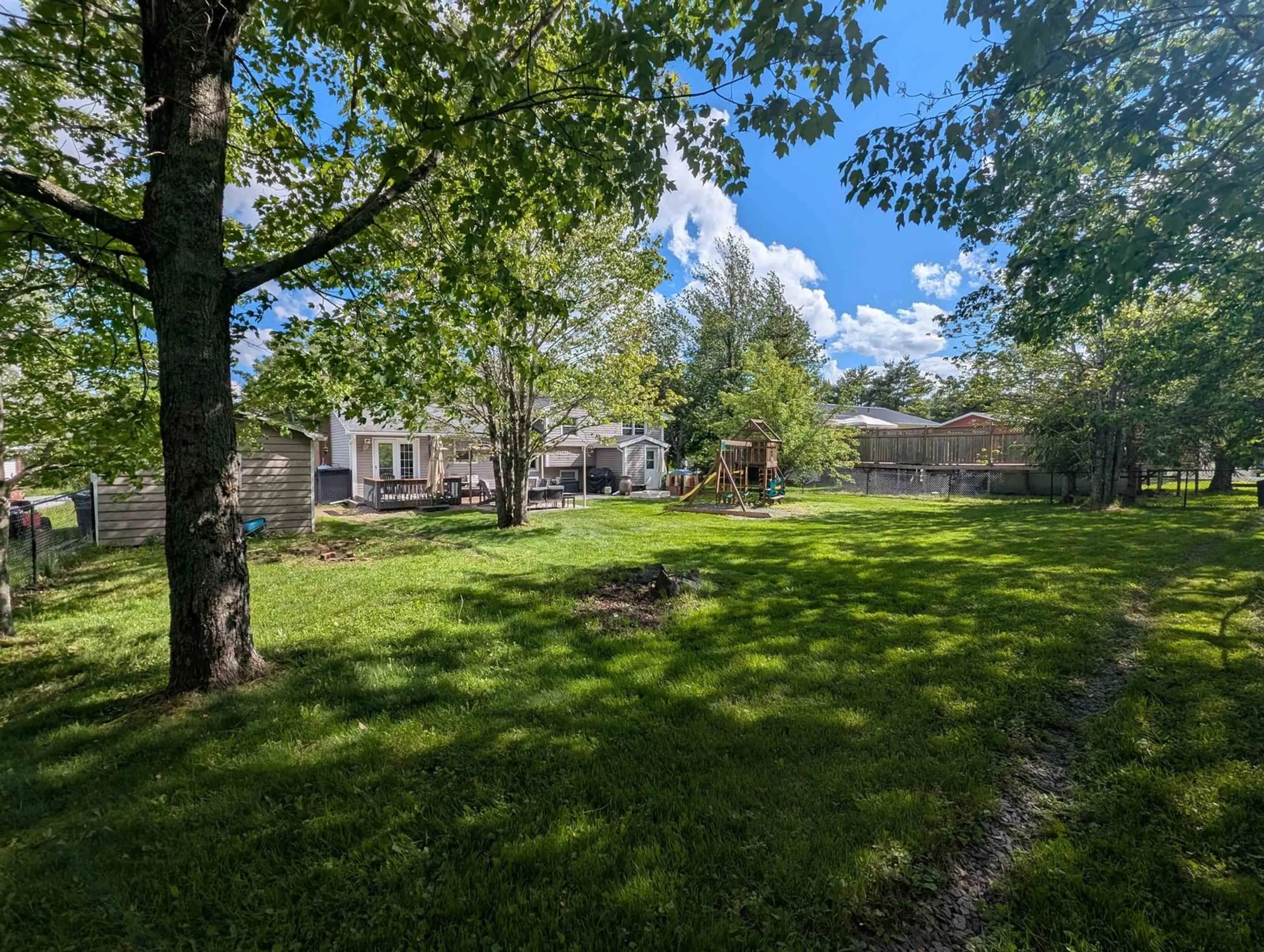 A pic from outside/outdoor area/front of a property/back of a property/a pic from drone, forest/trees view for 7 Heather Lane, Enfield Nova Scotia B2Y 1J9