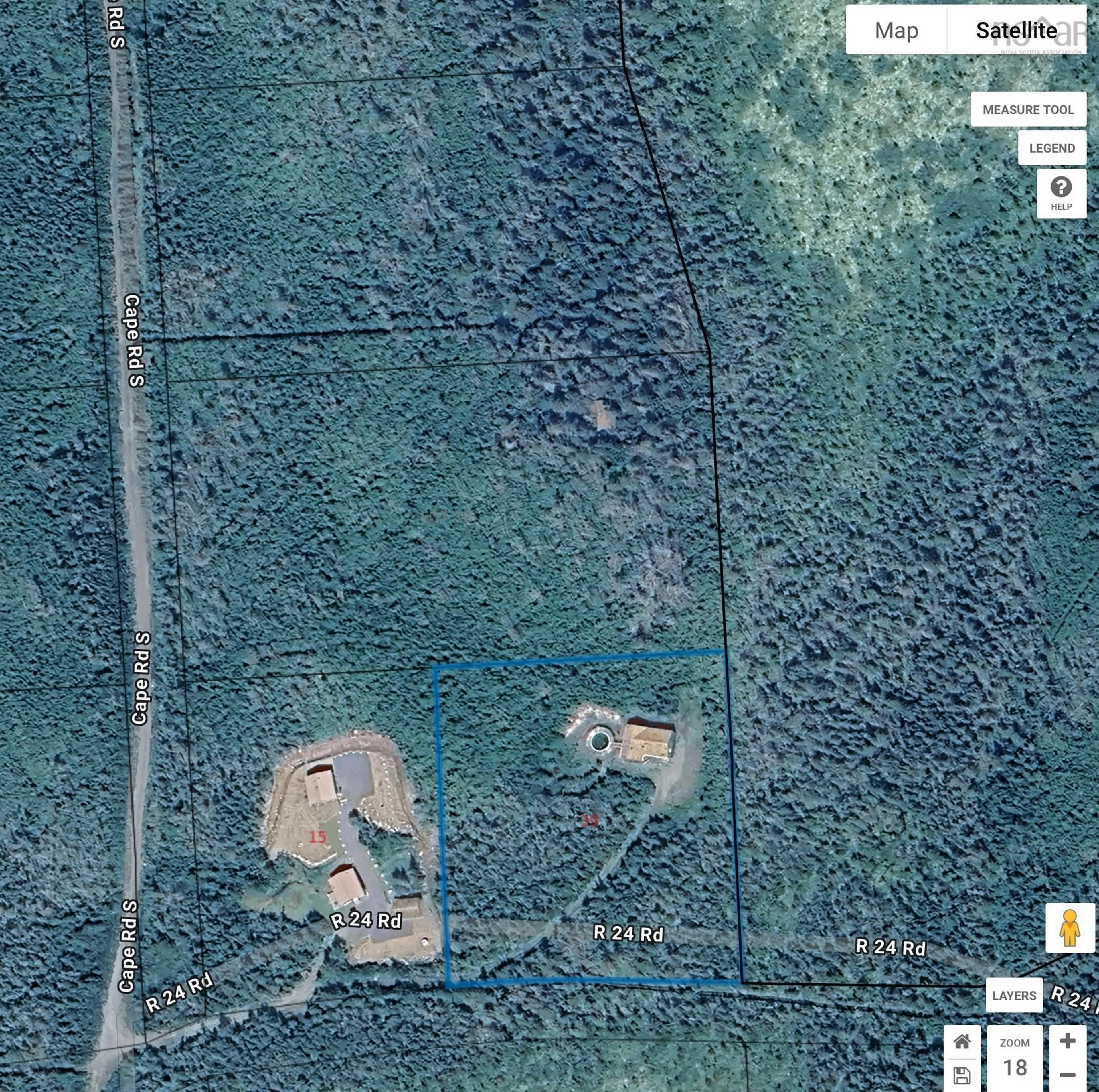 Picture of a map for 15+17 R-24, Cole Harbour Nova Scotia B0H 1T0
