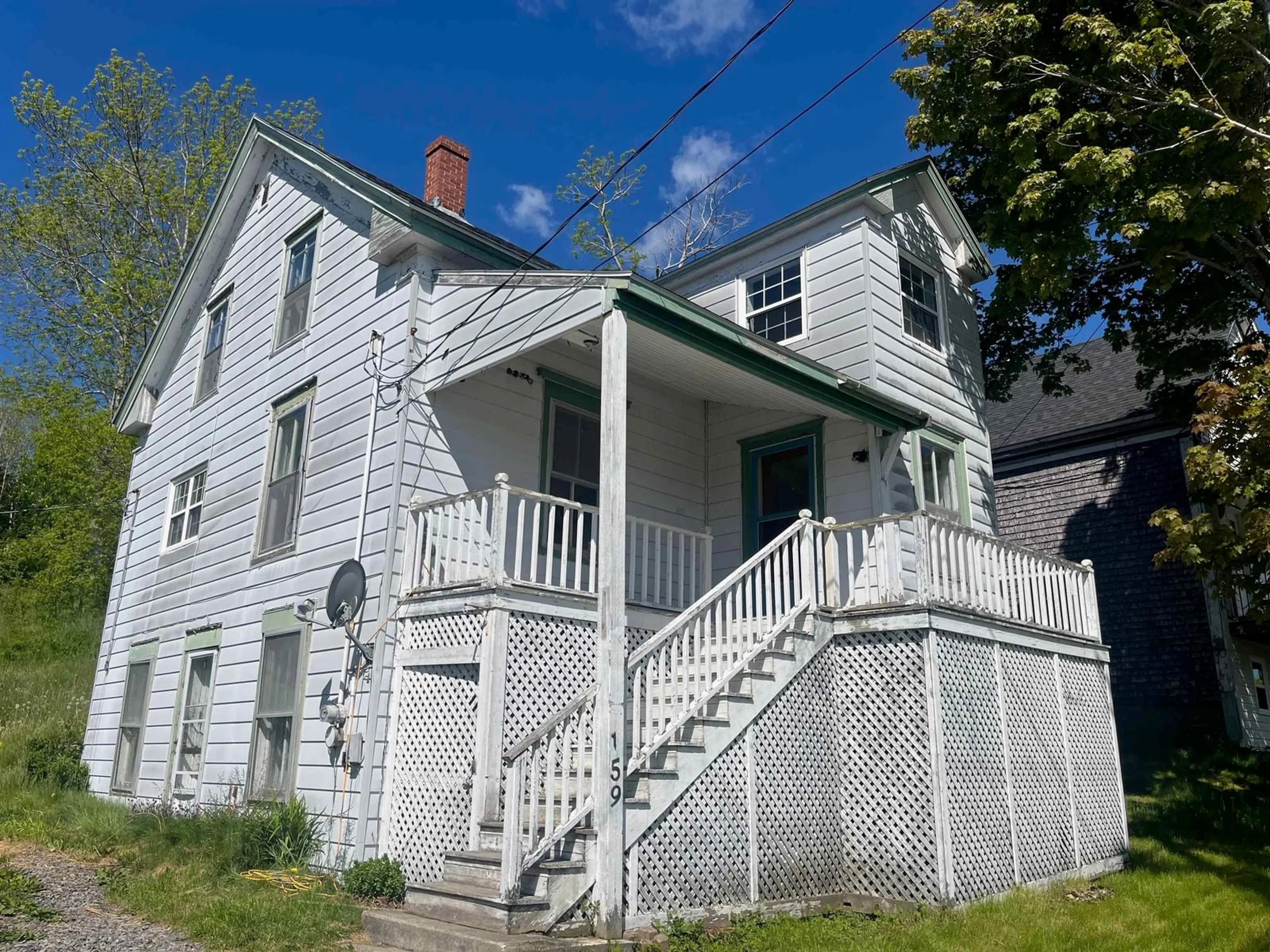 A pic from outside/outdoor area/front of a property/back of a property/a pic from drone, building for 159 Main Street, Guysborough Nova Scotia B0H 1N0