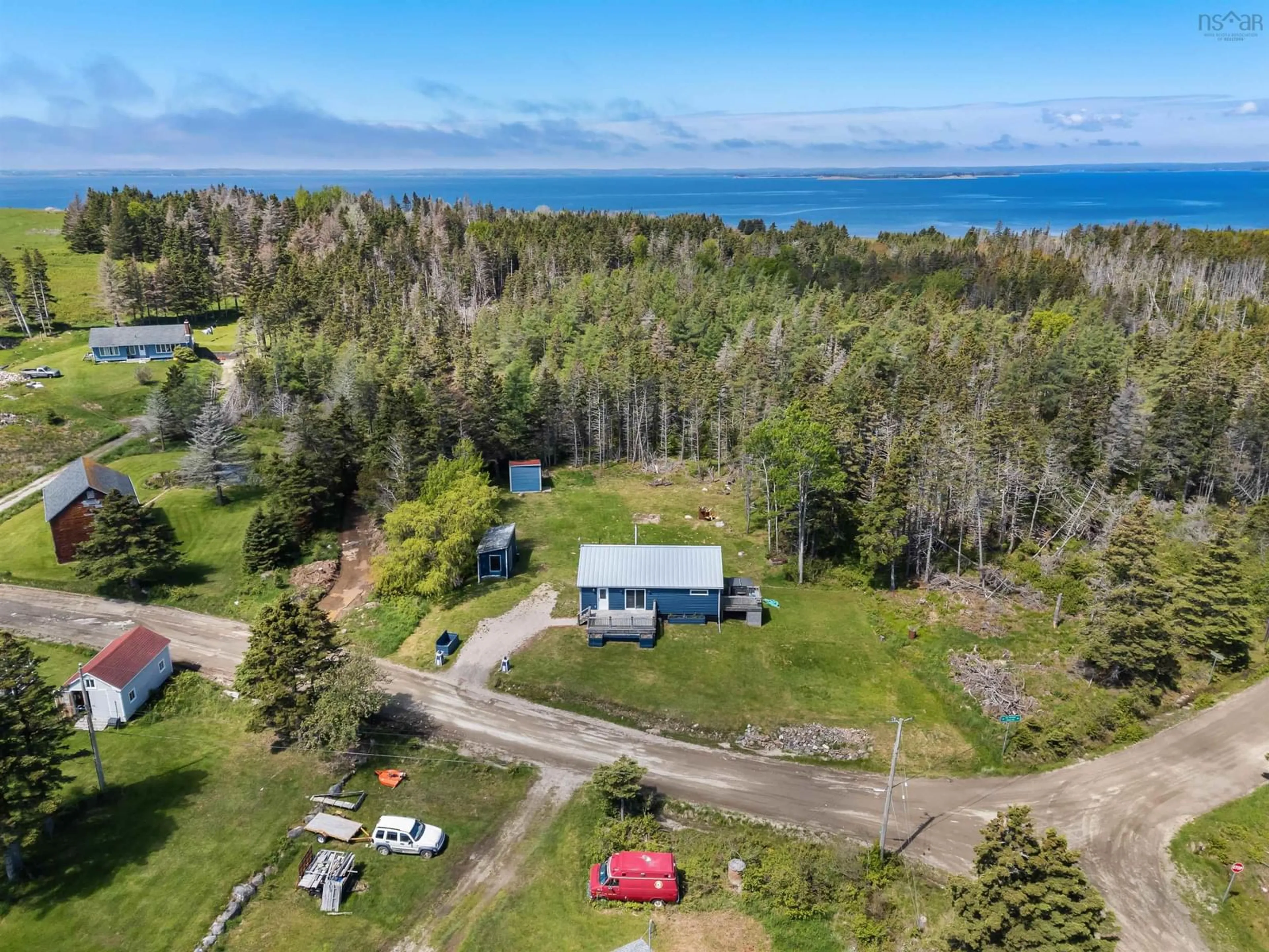 A pic from outside/outdoor area/front of a property/back of a property/a pic from drone, water/lake/river/ocean view for 259 Big Tancook Rd, Big Tancook Island Nova Scotia B0J 3G0