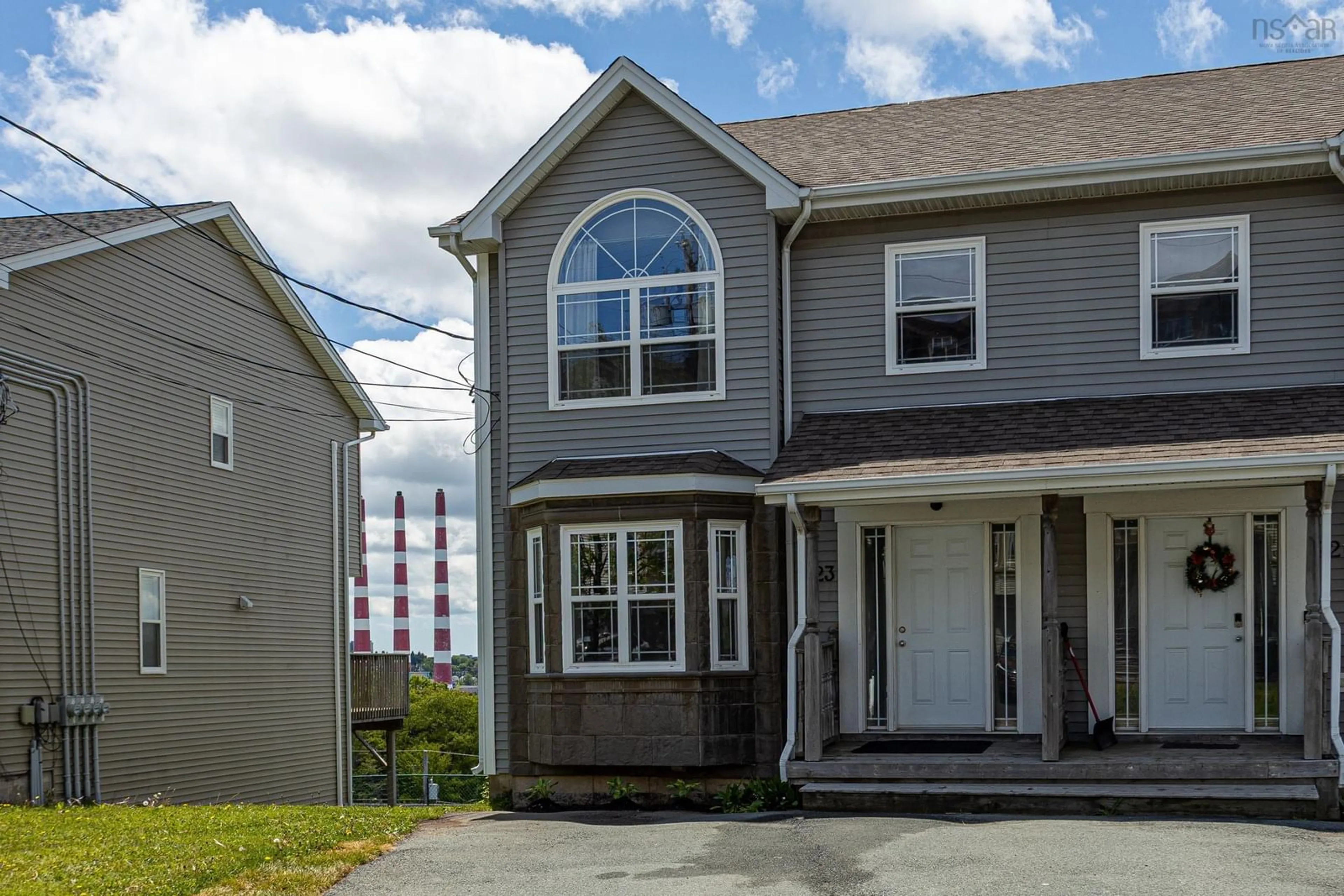 Home with vinyl exterior material, street for 223 Nadia Dr, Dartmouth Nova Scotia B3A 0B1