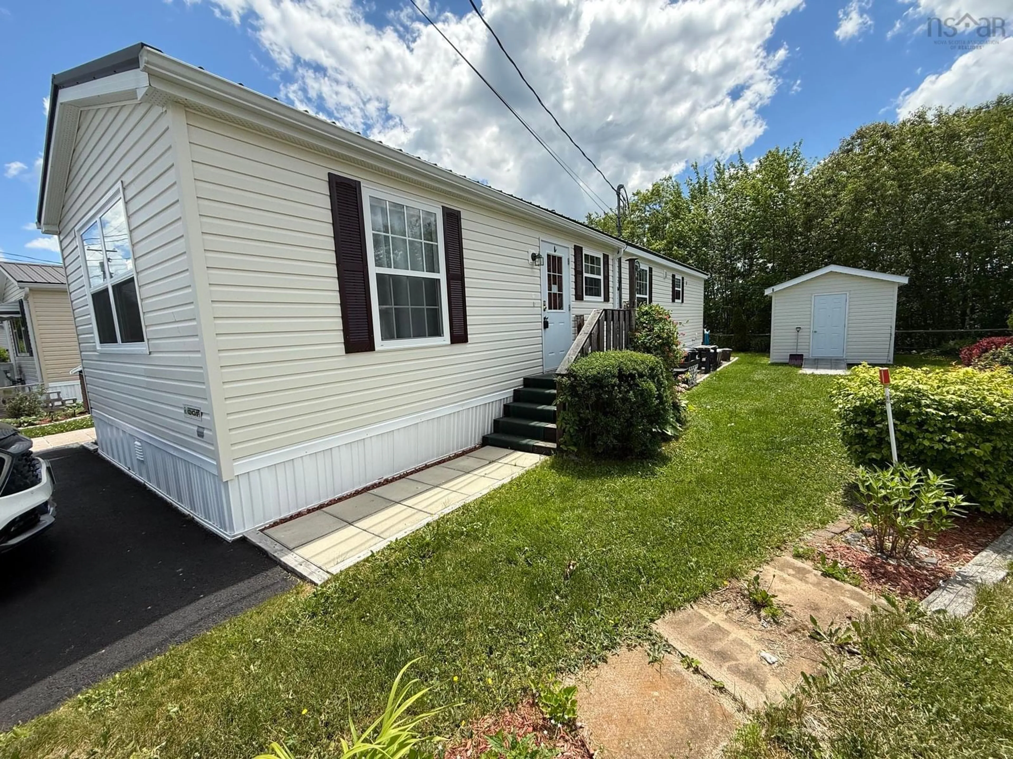 Home with vinyl exterior material, street for 159 Haven Dr, Bridgewater Nova Scotia B4V 4E4