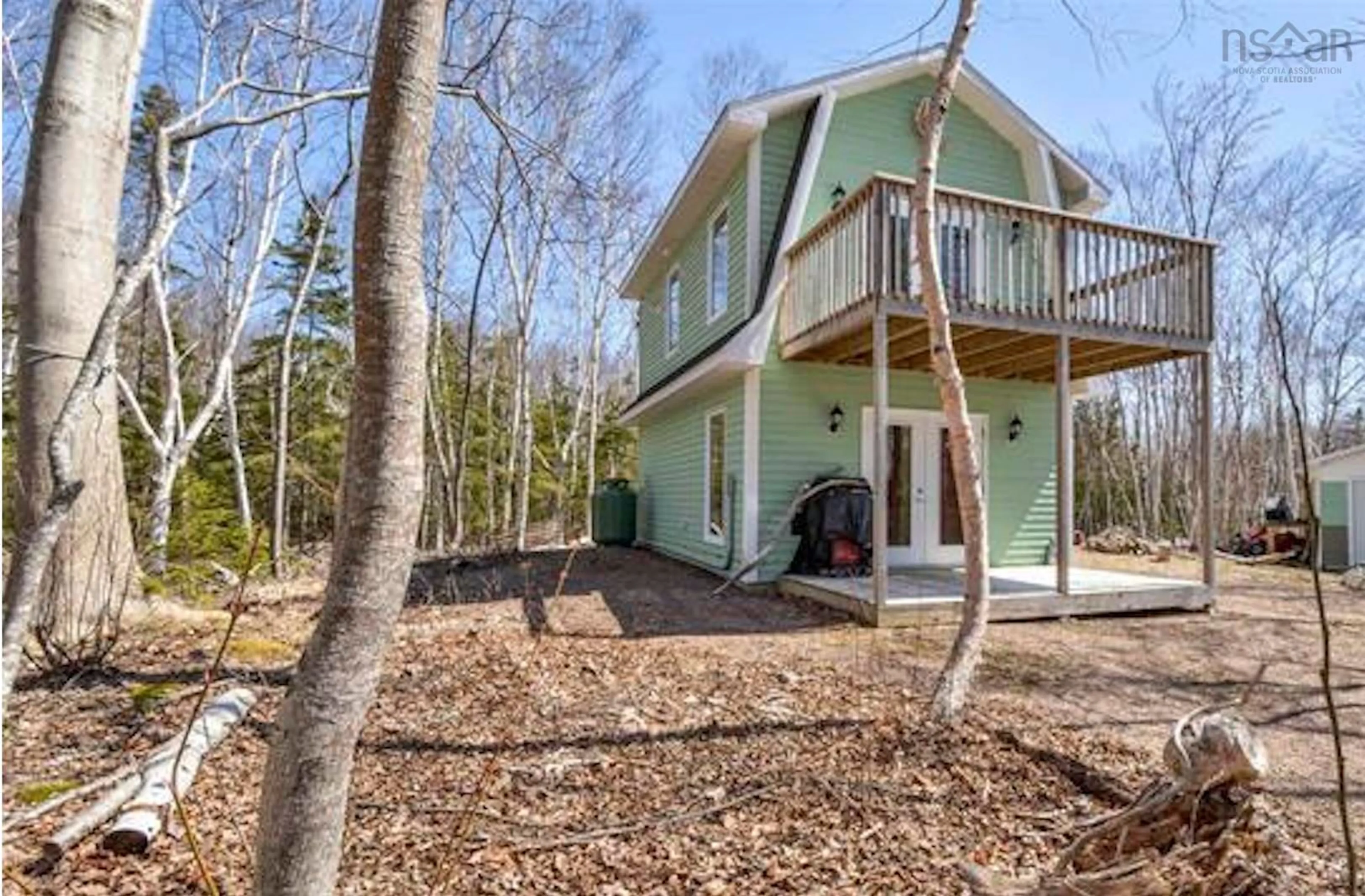Patio, water/lake/river/ocean view for 45478 Cabot Trail, Indian Brook Nova Scotia B0C 1H0