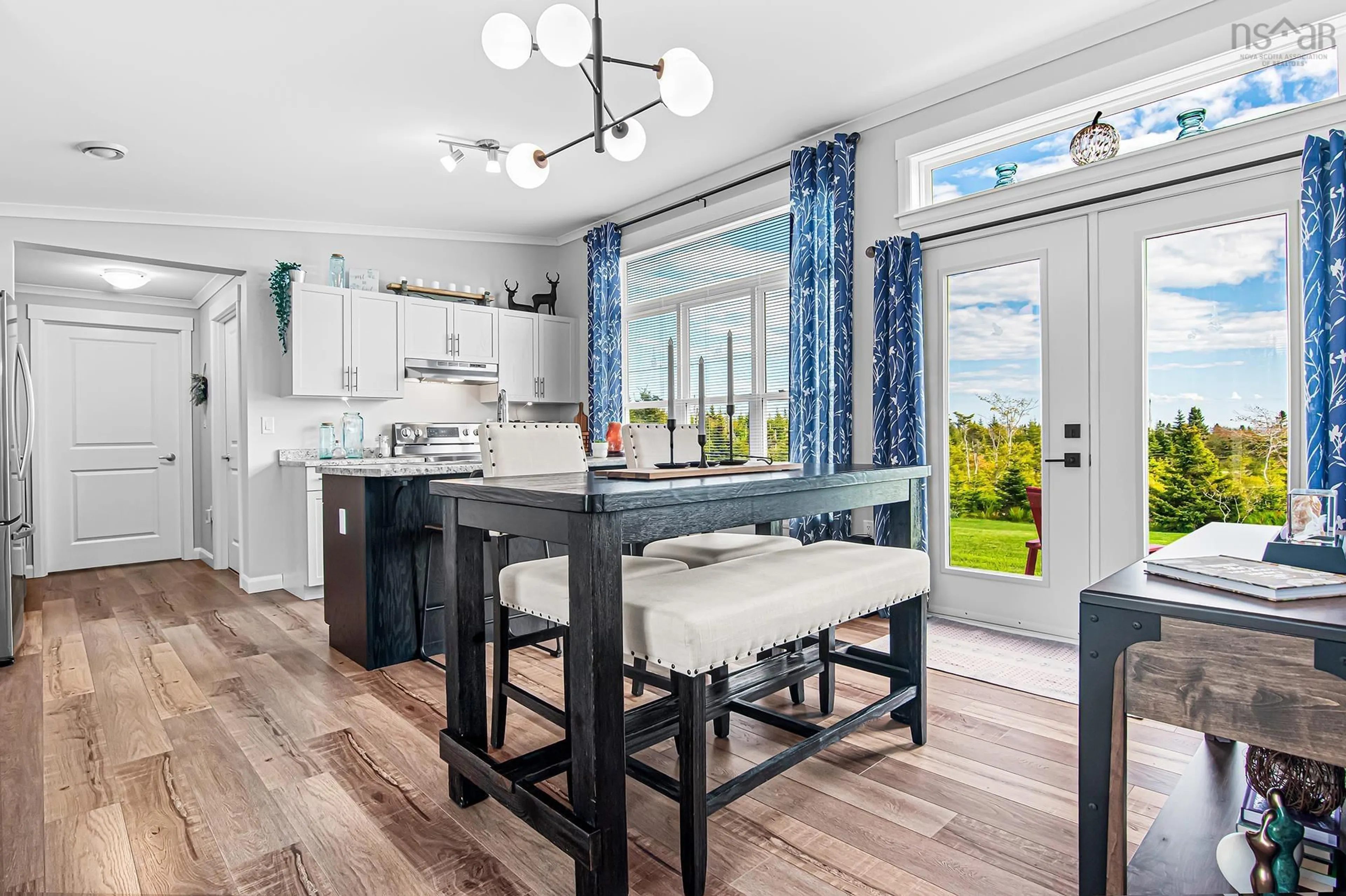 Open concept kitchen, ceramic/tile floor for 289 Three Fathom Harbour Rd, Three Fathom Harbour Nova Scotia B0J 2L0