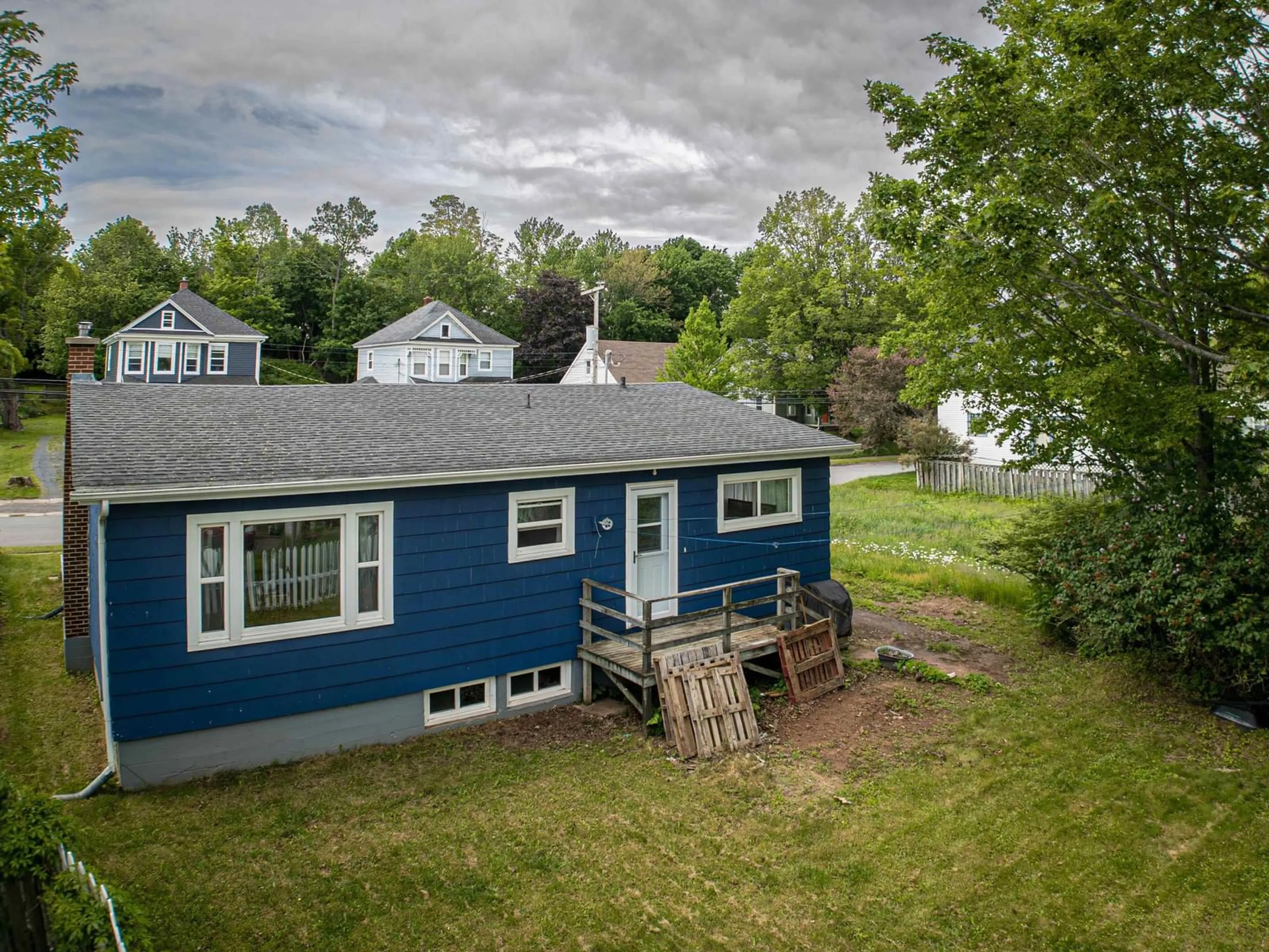 A pic from outside/outdoor area/front of a property/back of a property/a pic from drone, water/lake/river/ocean view for 319 Brunswick St, Truro Nova Scotia B2N 2J4
