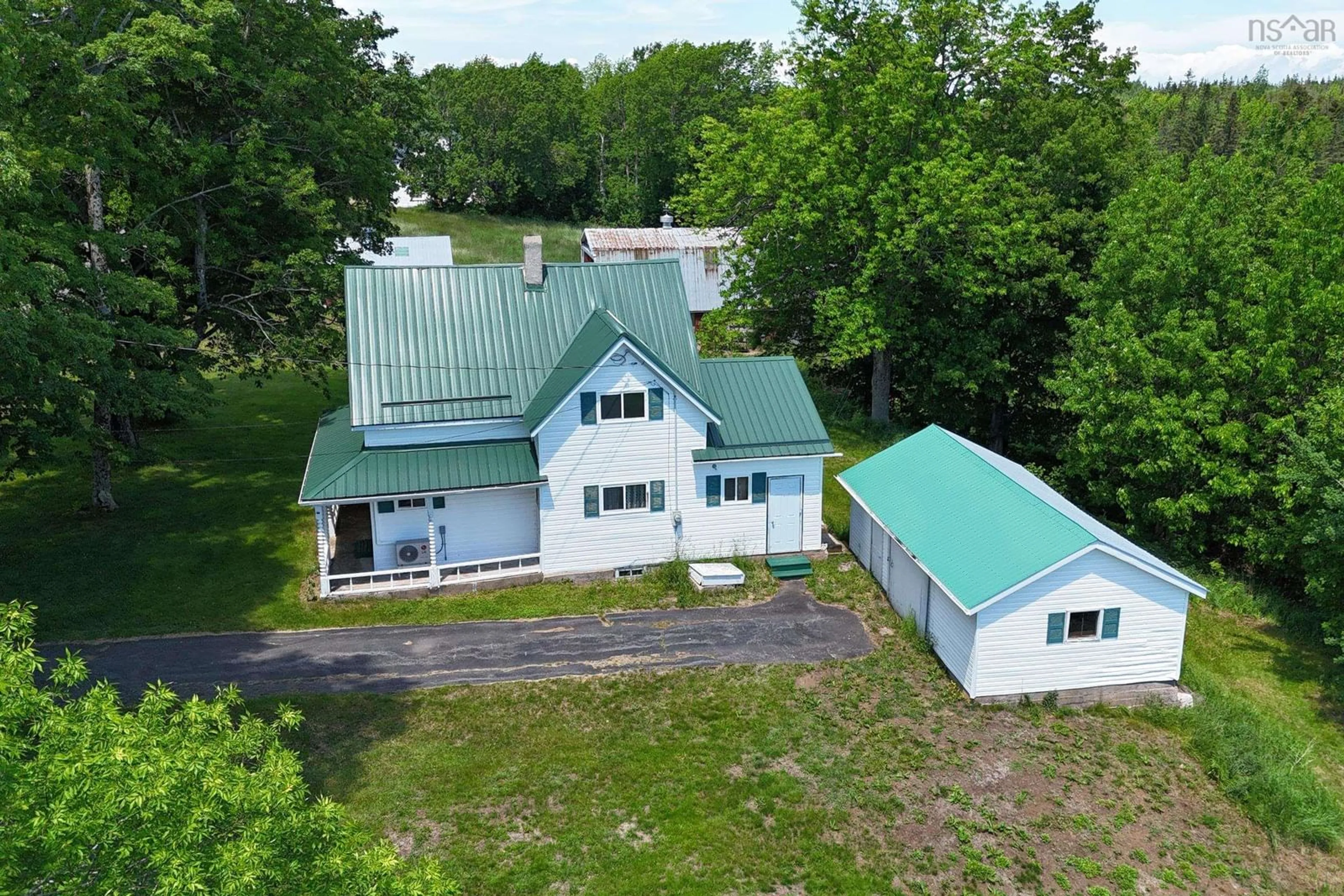 A pic from outside/outdoor area/front of a property/back of a property/a pic from drone, building for 2008 Mount Hanley Rd, Mount Hanley Nova Scotia B0S 1P0