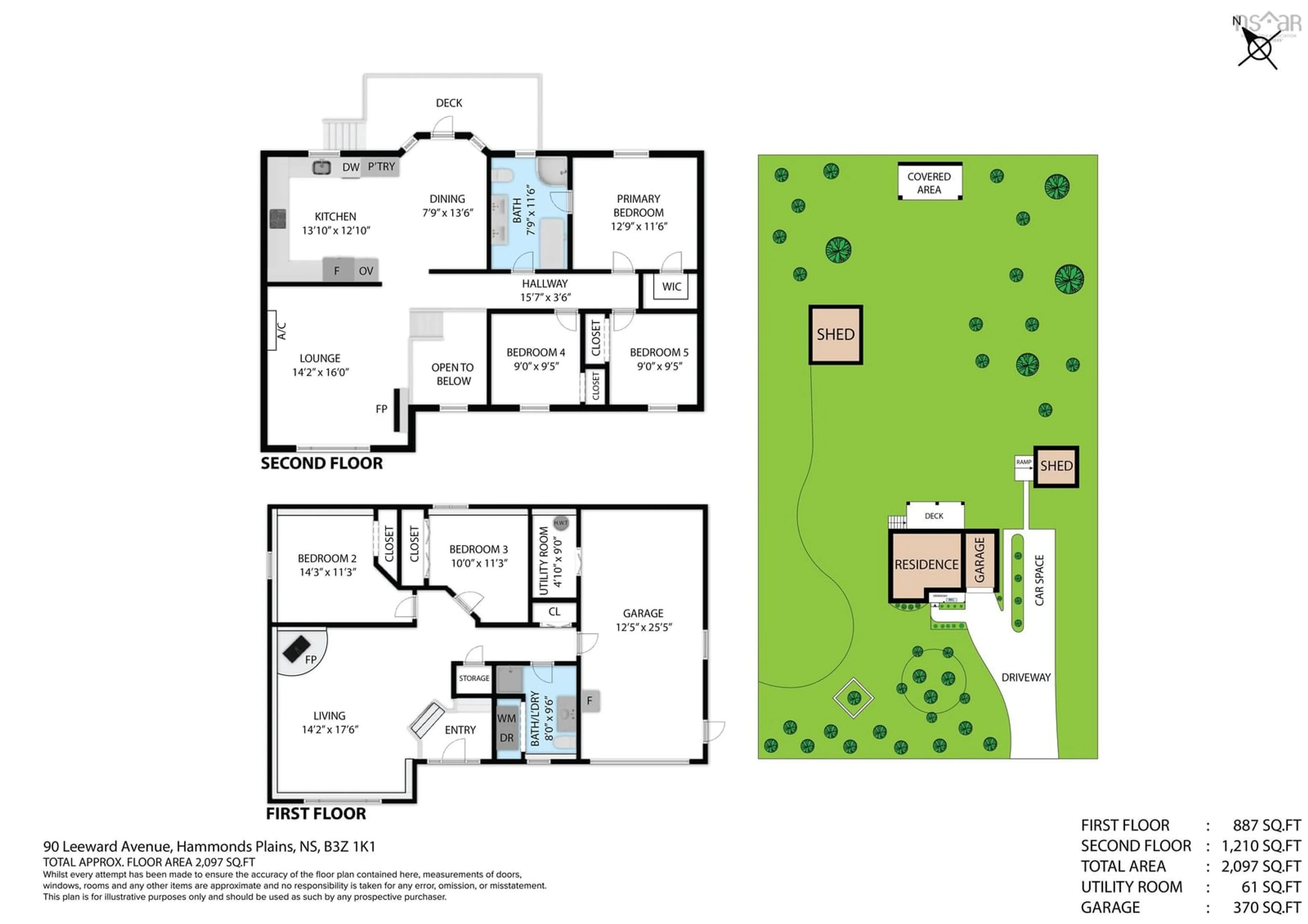 Floor plan for 90 Leeward Ave, Hammonds Plains Nova Scotia B3Z 1K1
