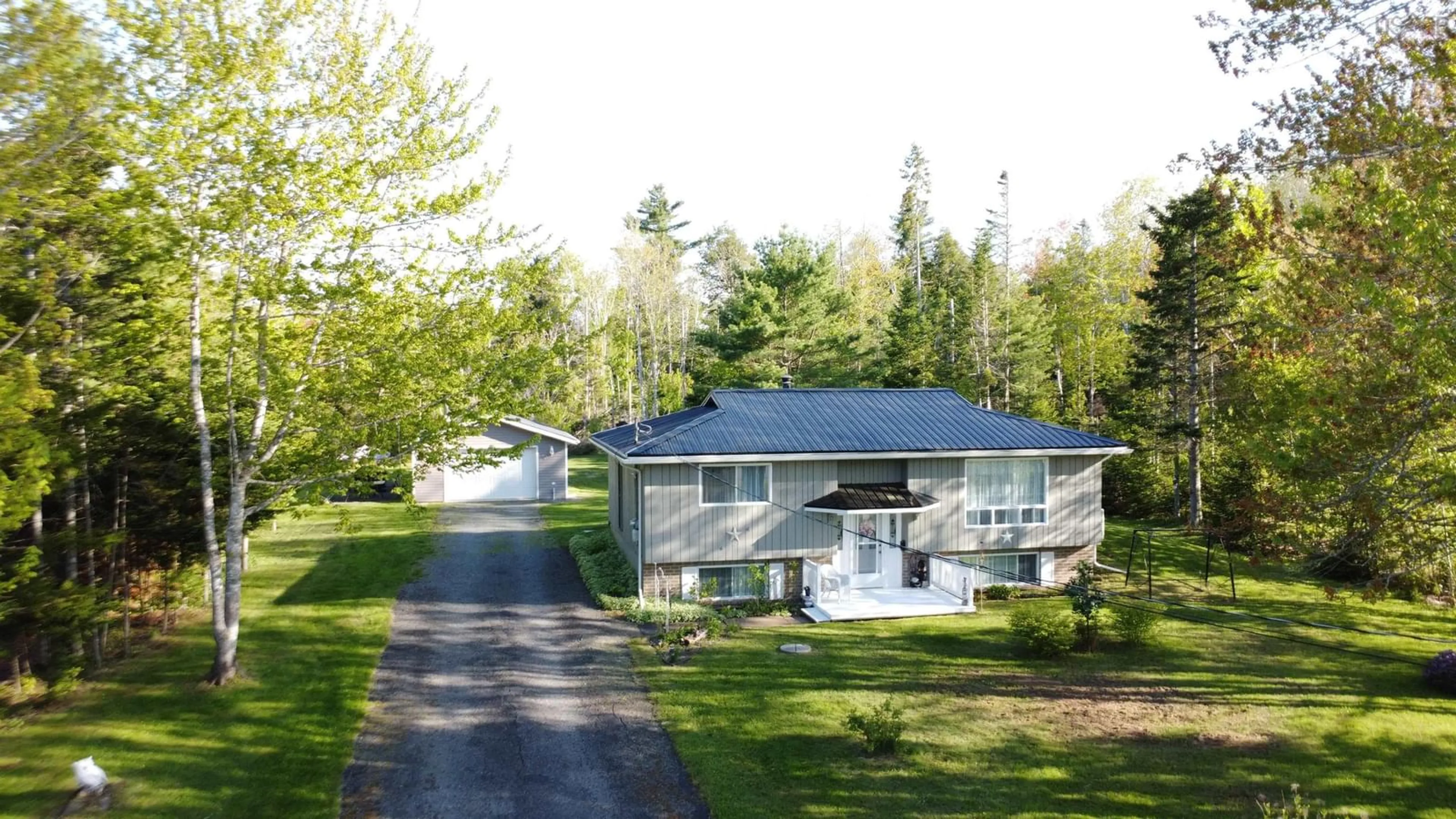 Home with vinyl exterior material, street for 567 West River Drive, Durham Nova Scotia B0K 1H0