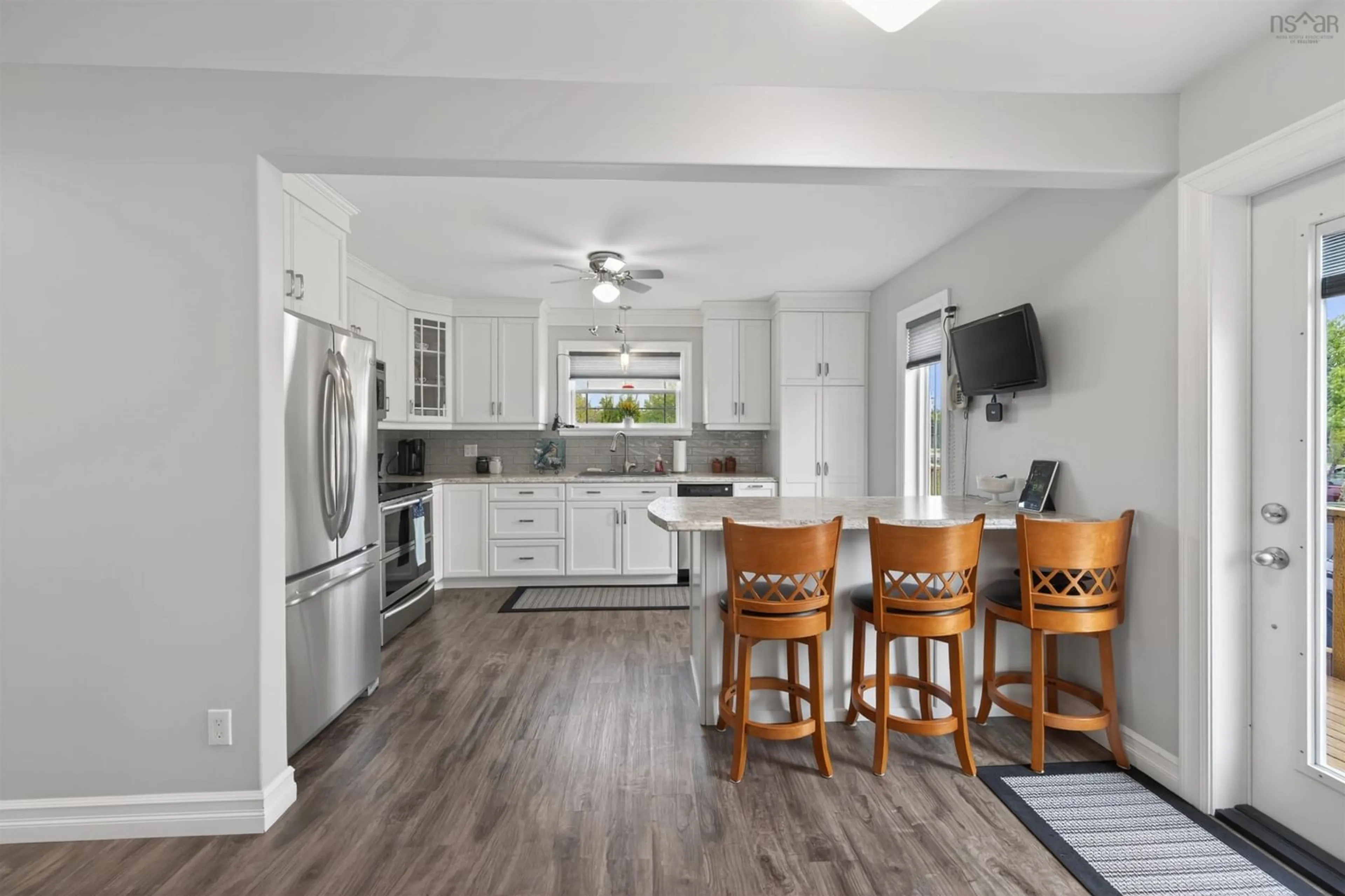 Open concept kitchen, ceramic/tile floor for 62 Mozier Cove Rd, Sober Island Nova Scotia B0J 3B0