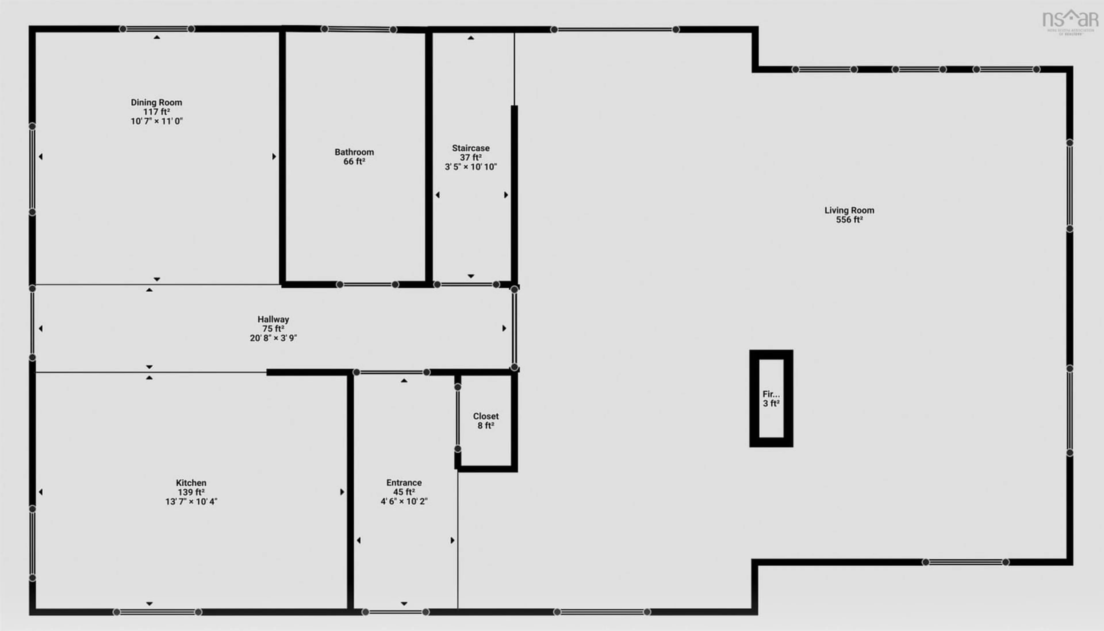 Floor plan for 62 Mozier Cove Rd, Sober Island Nova Scotia B0J 3B0