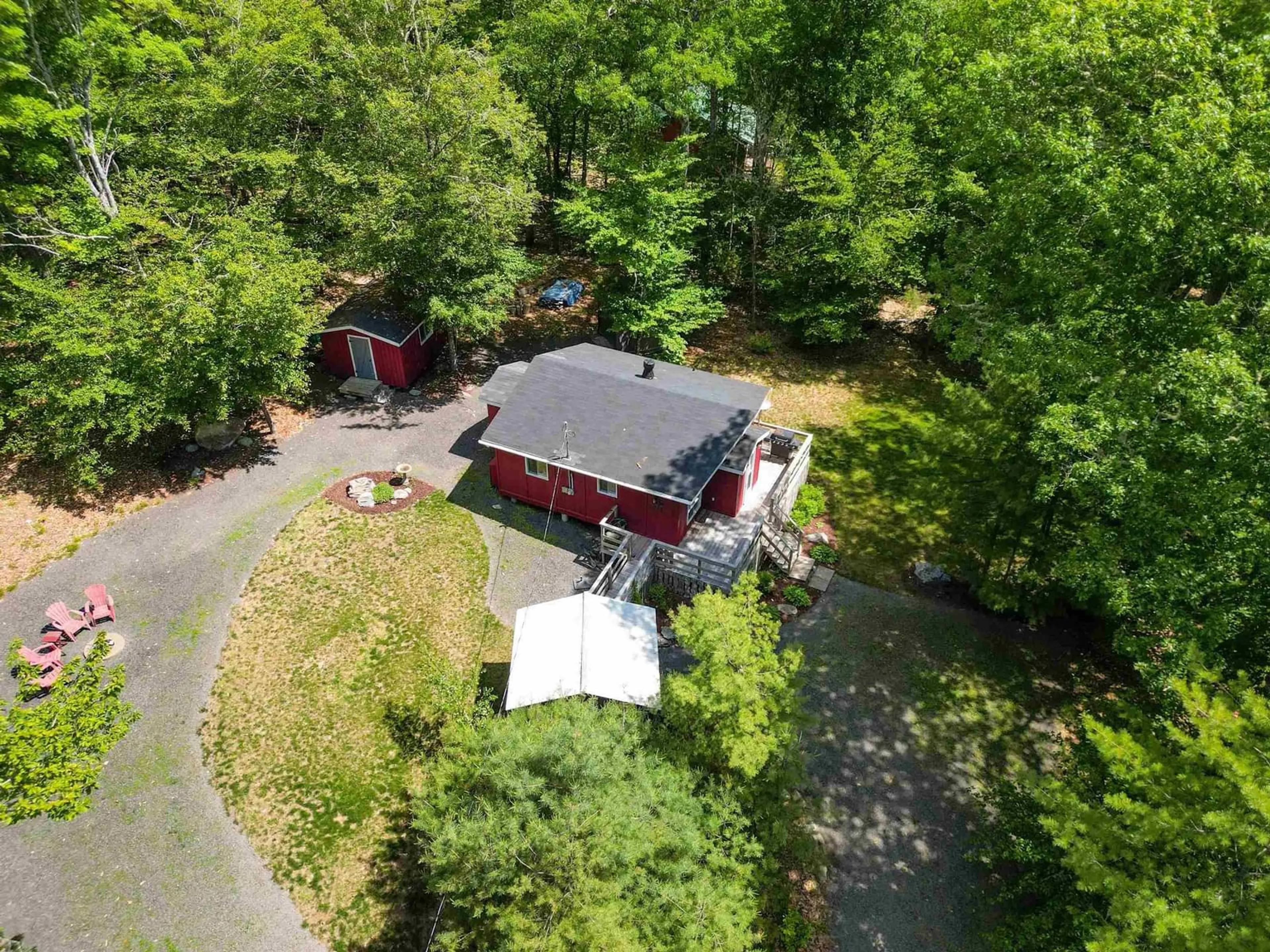 A pic from outside/outdoor area/front of a property/back of a property/a pic from drone, unknown for 59 Beach Cove Ptway, Molega North Nova Scotia B0T 1X0