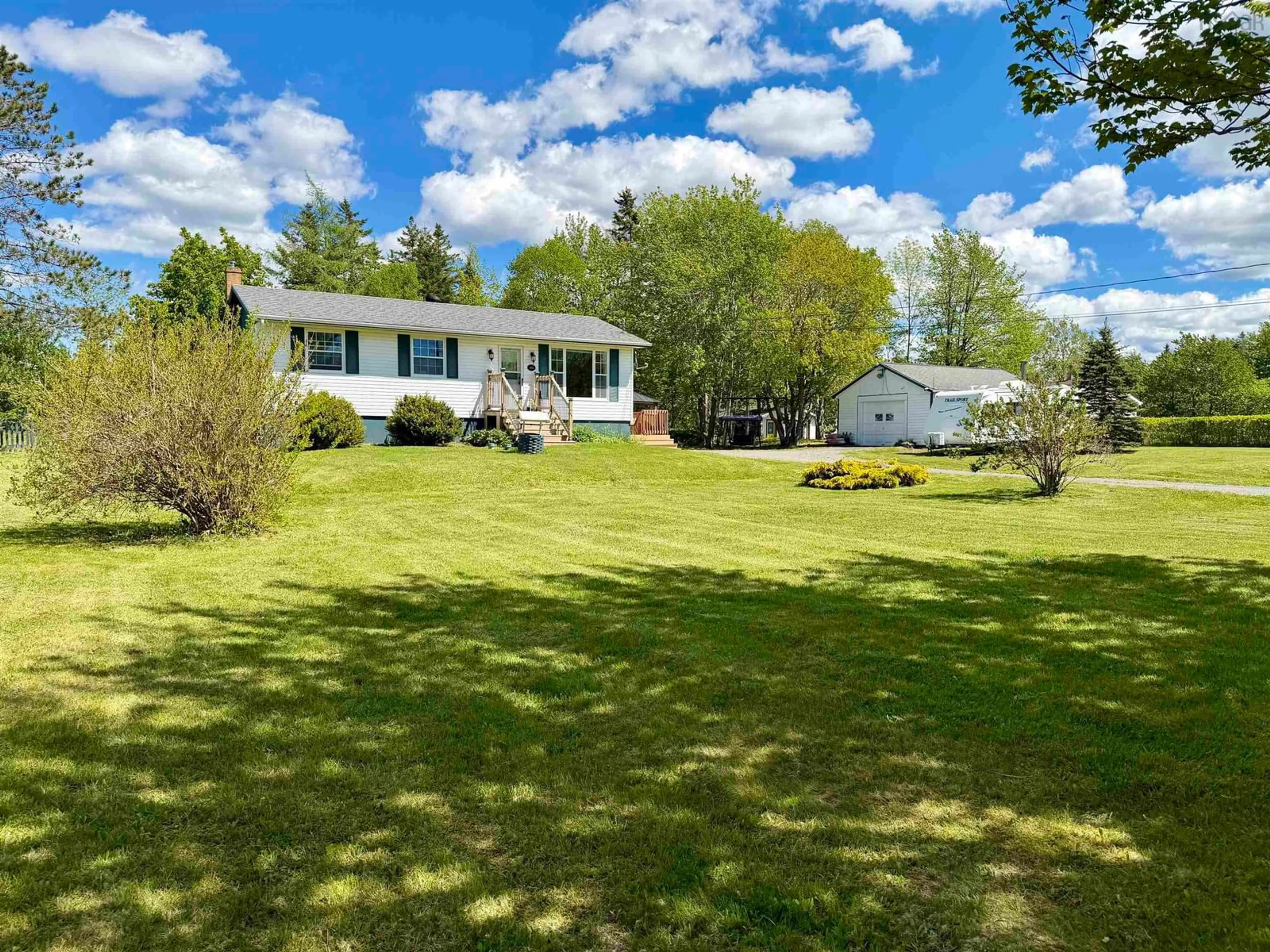 A pic from outside/outdoor area/front of a property/back of a property/a pic from drone, water/lake/river/ocean view for 1229 Gabarus Hwy, Prime Brook Nova Scotia B1L 1E6