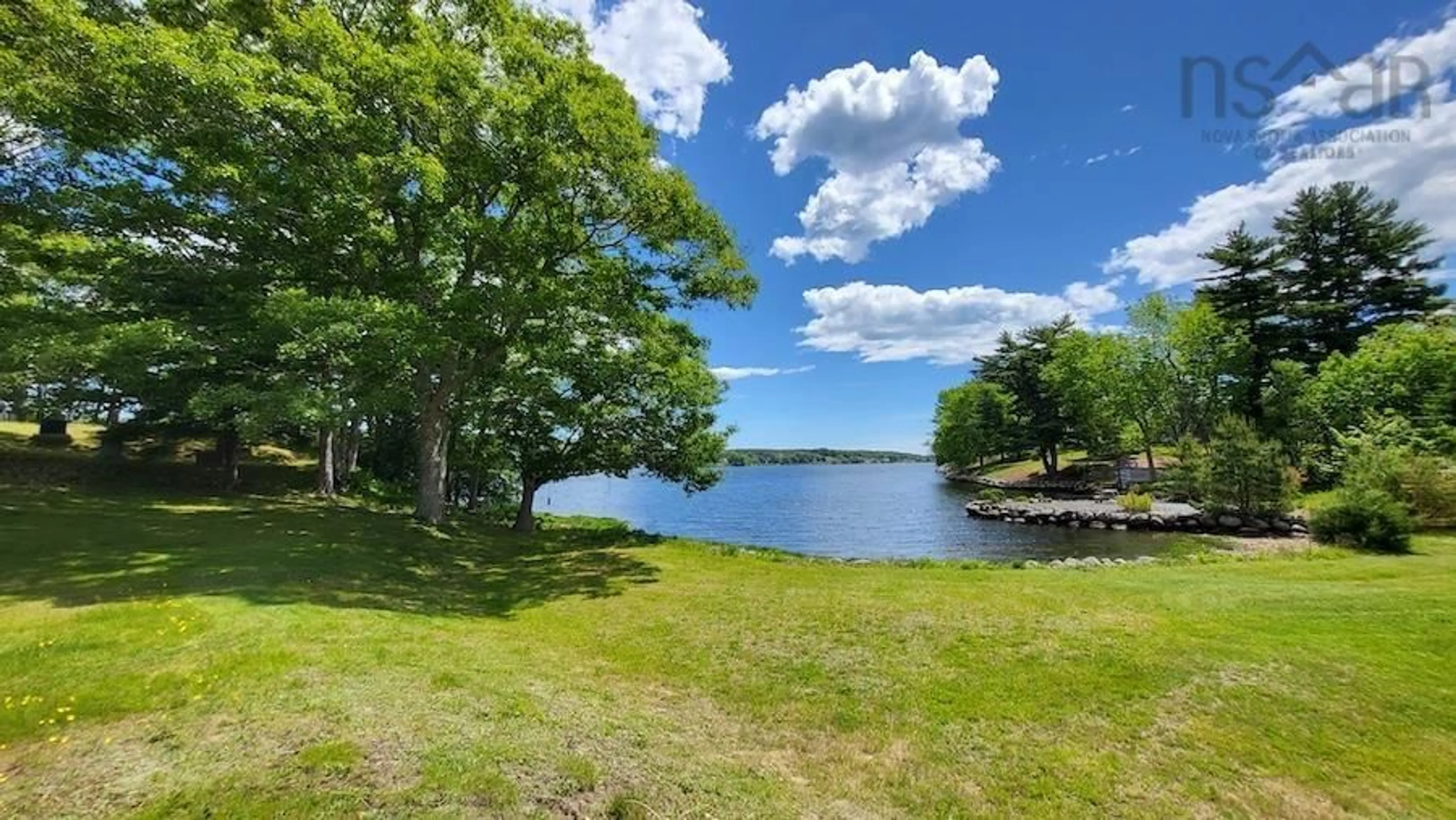A pic from outside/outdoor area/front of a property/back of a property/a pic from drone, water/lake/river/ocean view for 1915 Highway 331, Pleasantville Nova Scotia B0R 1G0