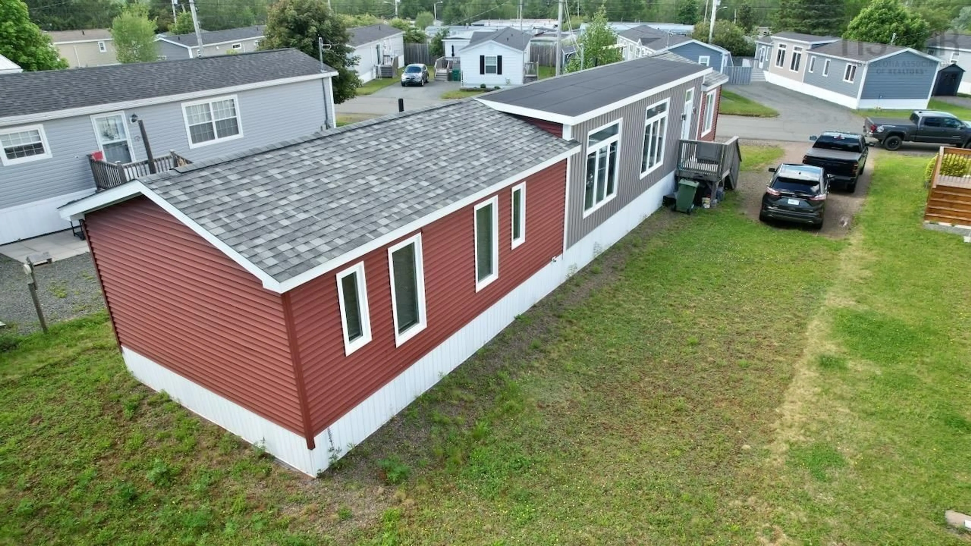 A pic from outside/outdoor area/front of a property/back of a property/a pic from drone, building for 32 Joseph Dr, Bible Hill Nova Scotia B2N 0G4