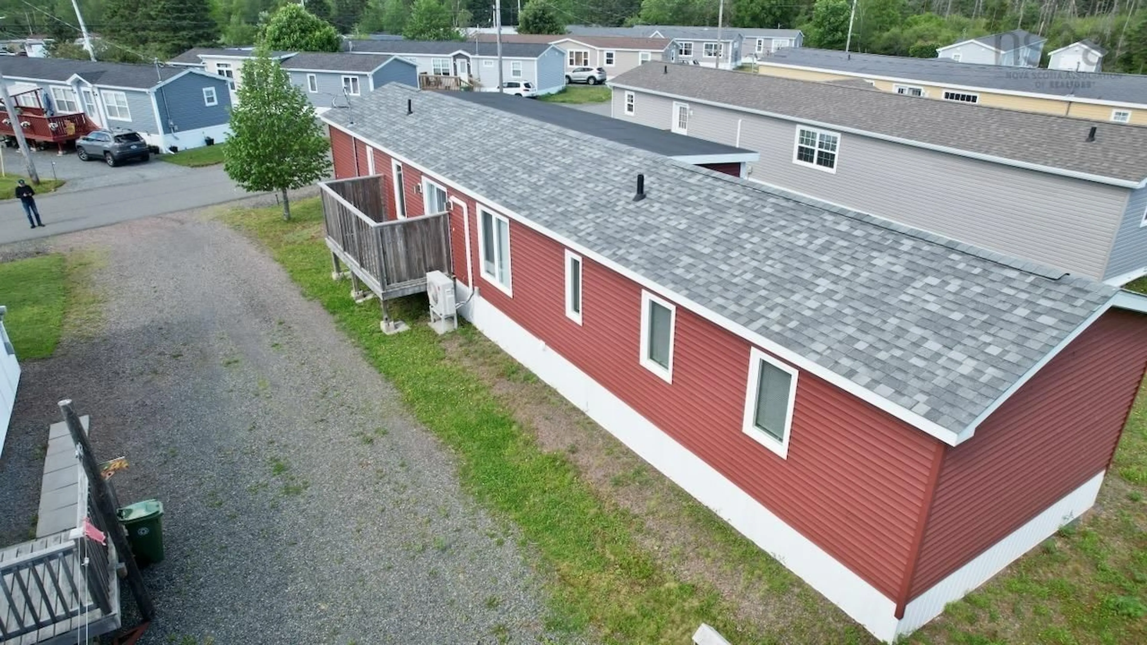 A pic from outside/outdoor area/front of a property/back of a property/a pic from drone, building for 32 Joseph Dr, Bible Hill Nova Scotia B2N 0G4