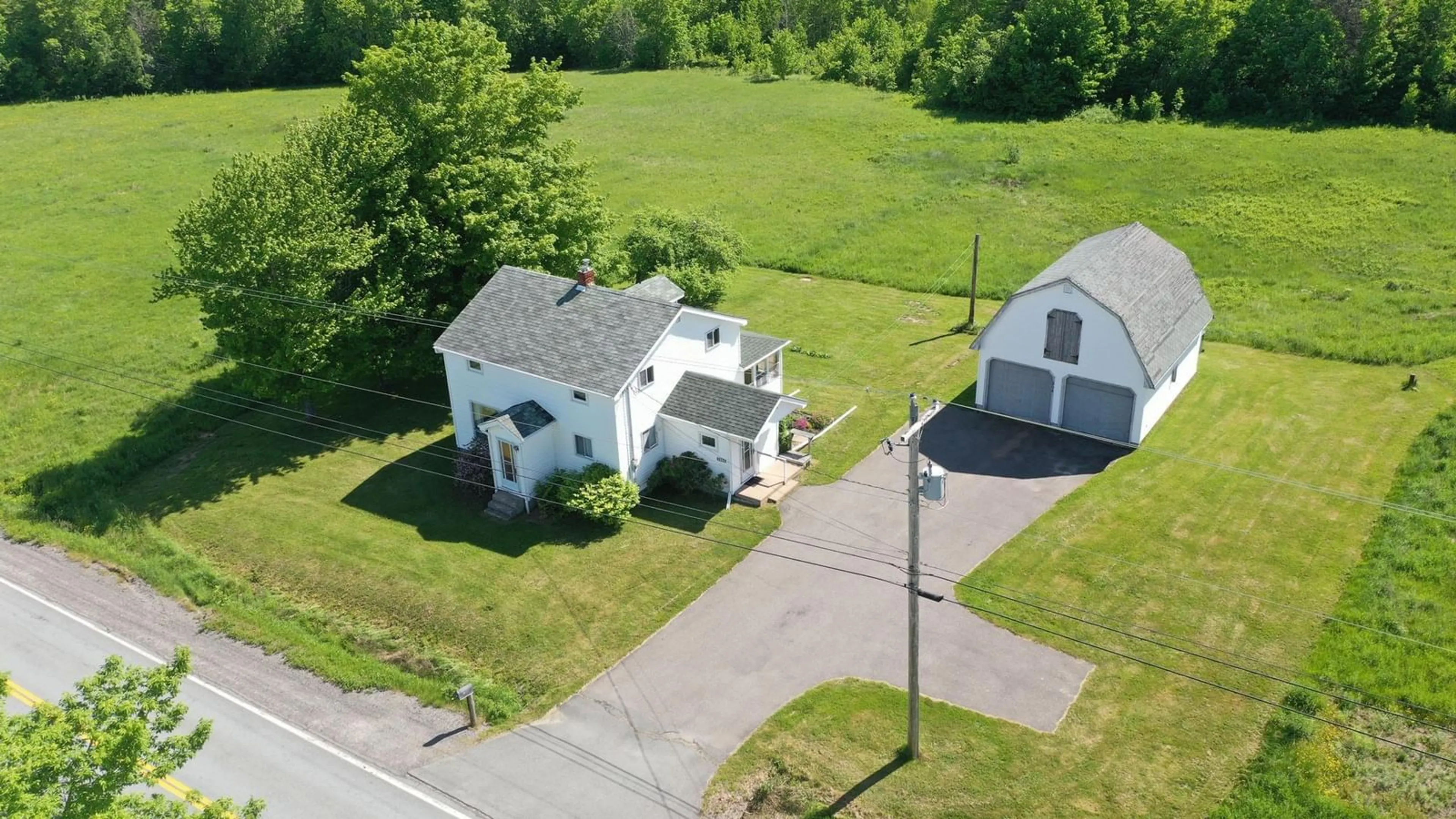 A pic from outside/outdoor area/front of a property/back of a property/a pic from drone, street for 2894 Highway 12, Welton Landing Nova Scotia B4N 3V8