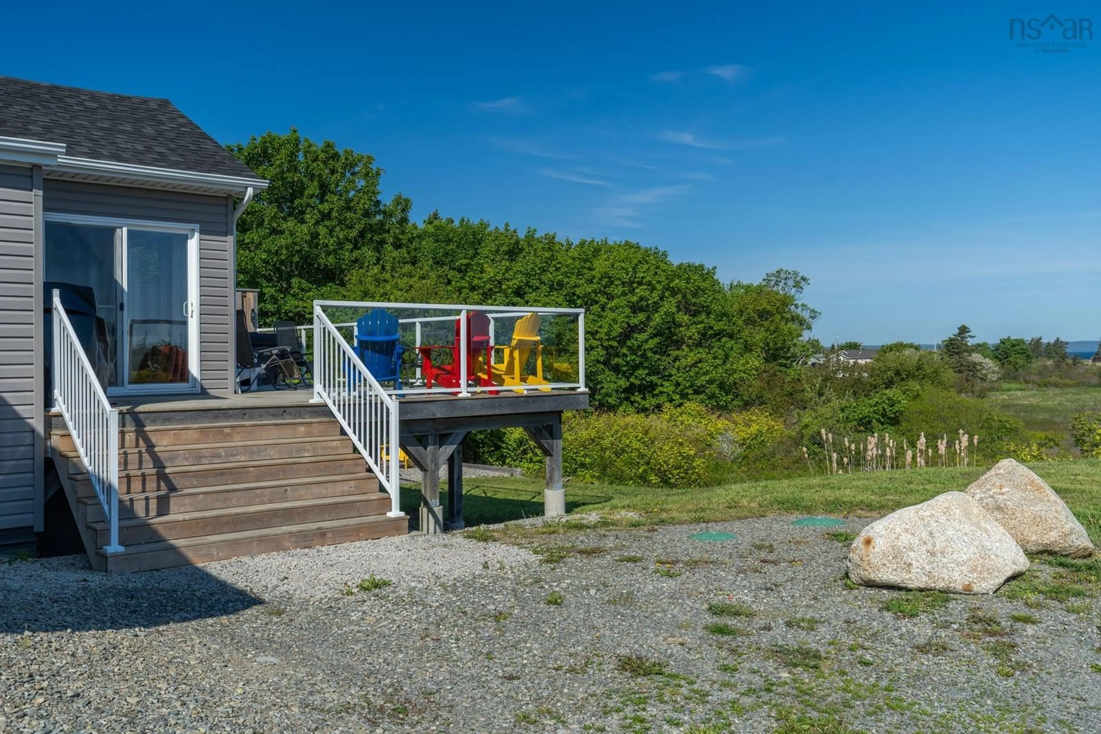 Patio, water/lake/river/ocean view for 1861 Highway 1, Church Point Nova Scotia B0W 1M0