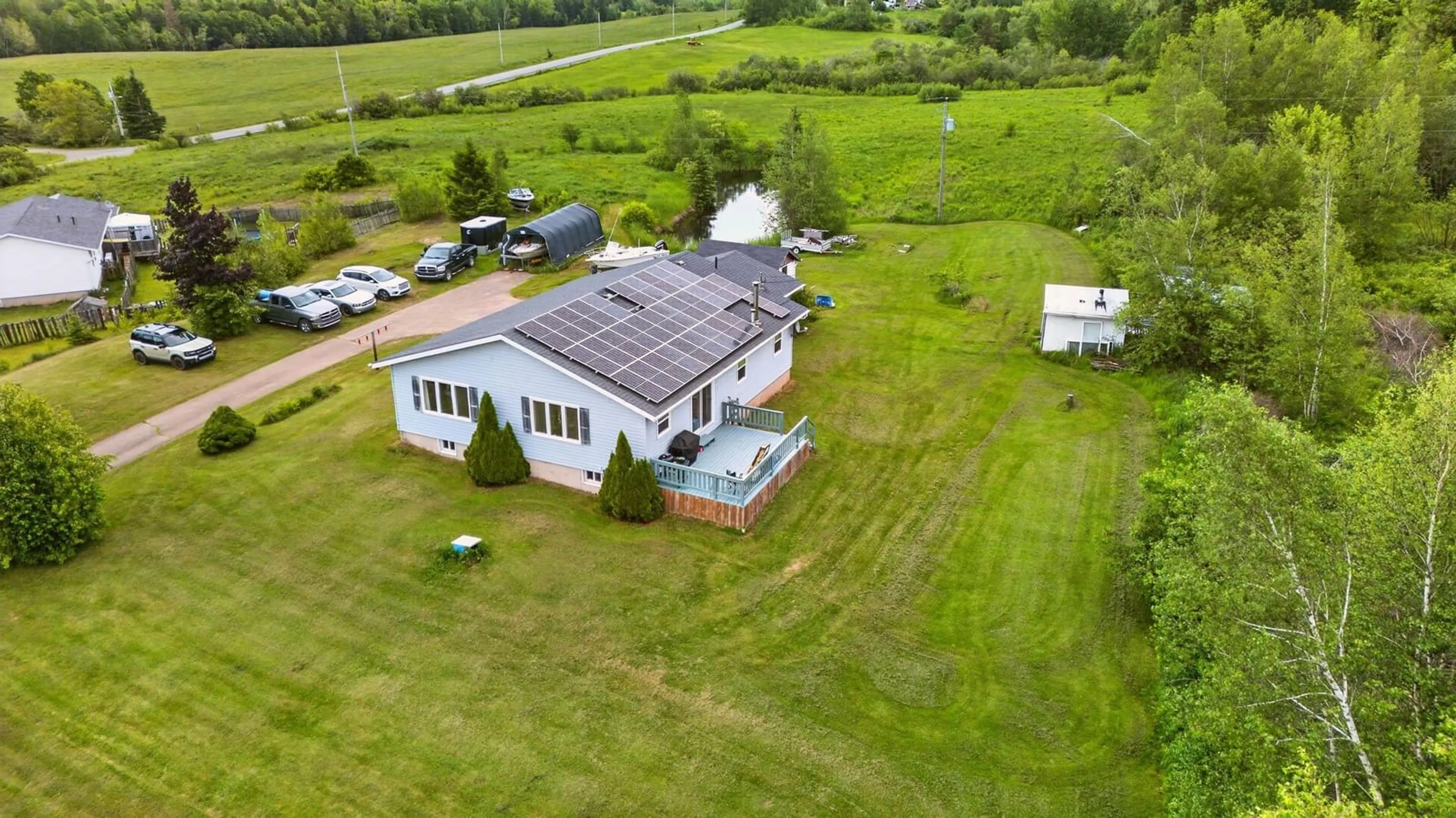 A pic from outside/outdoor area/front of a property/back of a property/a pic from drone, building for 168 Wentworth Collingwood Rd, Collingwood Nova Scotia B0M 1E0