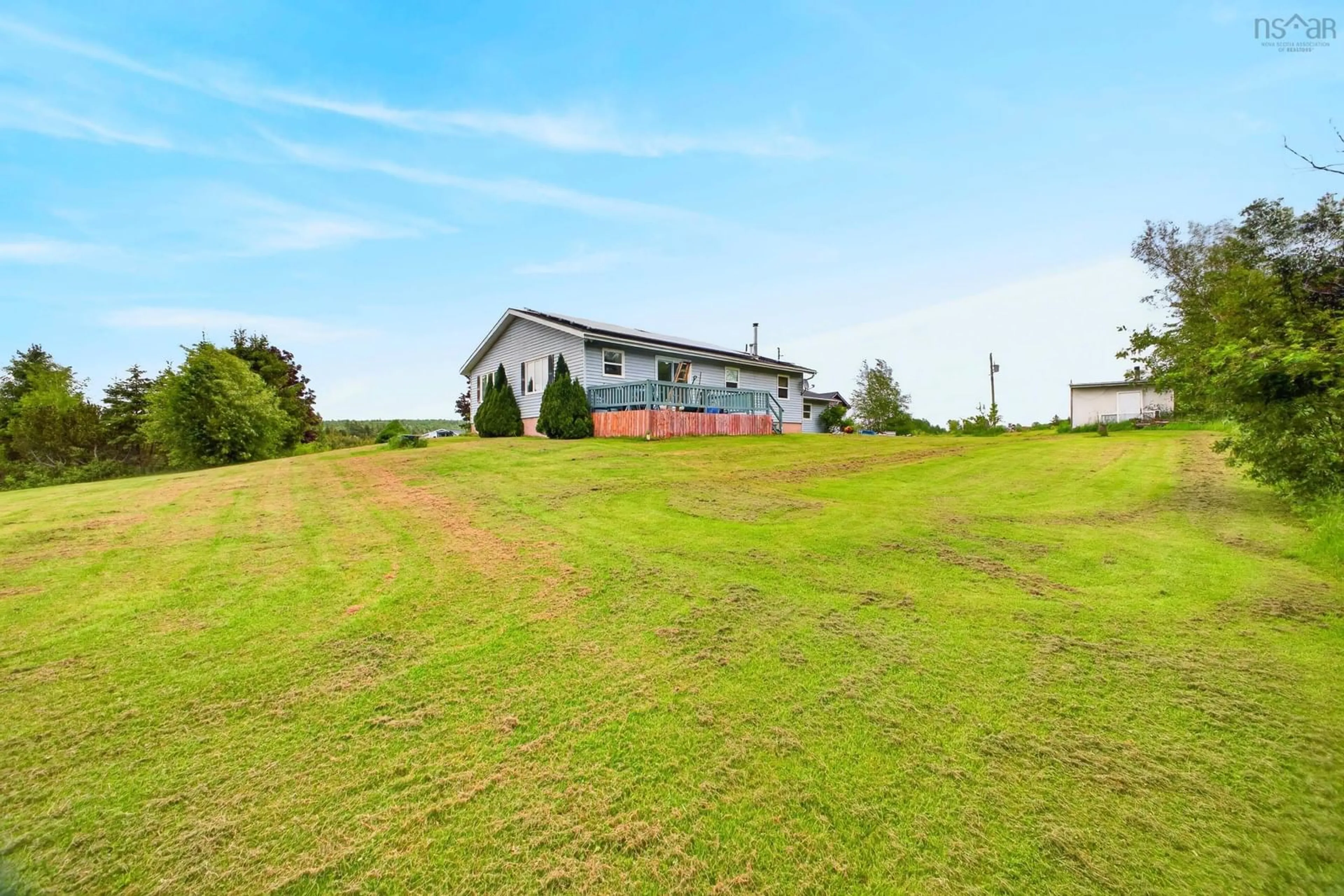A pic from outside/outdoor area/front of a property/back of a property/a pic from drone, water/lake/river/ocean view for 168 Wentworth Collingwood Rd, Collingwood Nova Scotia B0M 1E0