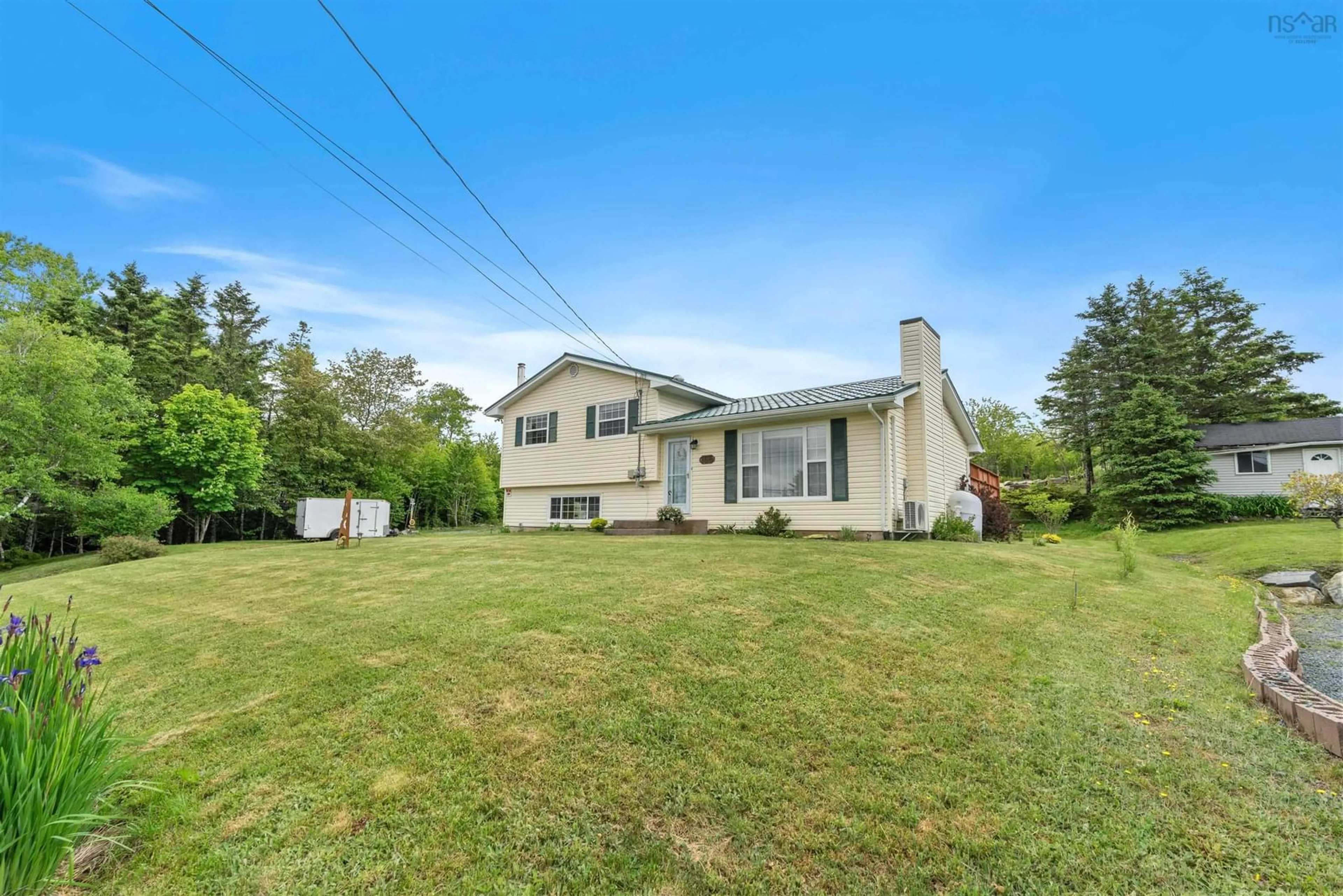 A pic from outside/outdoor area/front of a property/back of a property/a pic from drone, unknown for 166 Candy Mountain Rd, Mineville Nova Scotia B2Z 1K4