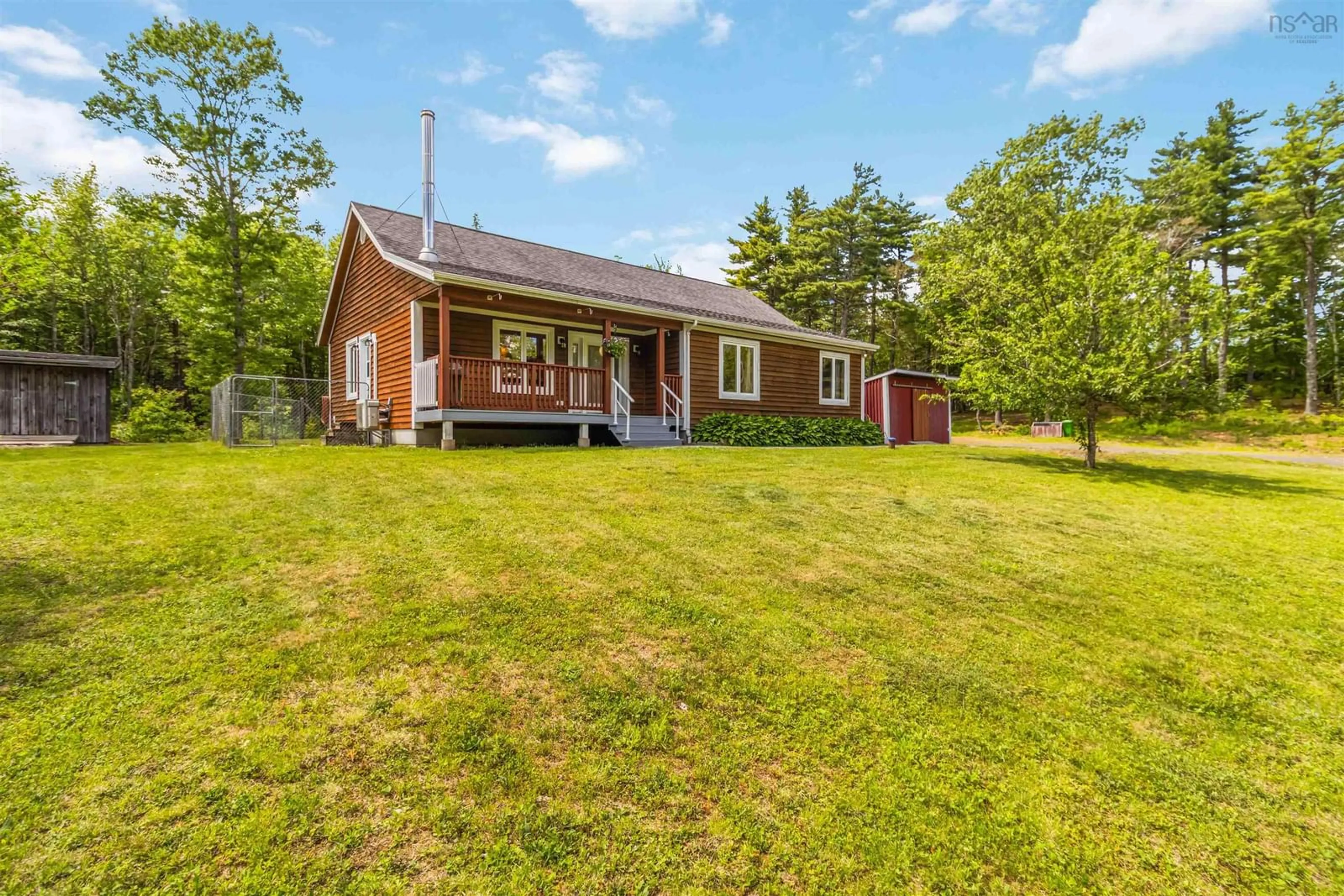 A pic from outside/outdoor area/front of a property/back of a property/a pic from drone, unknown for 1053 Cornwall Rd, Lower New Cornwall Nova Scotia B0J 2E0