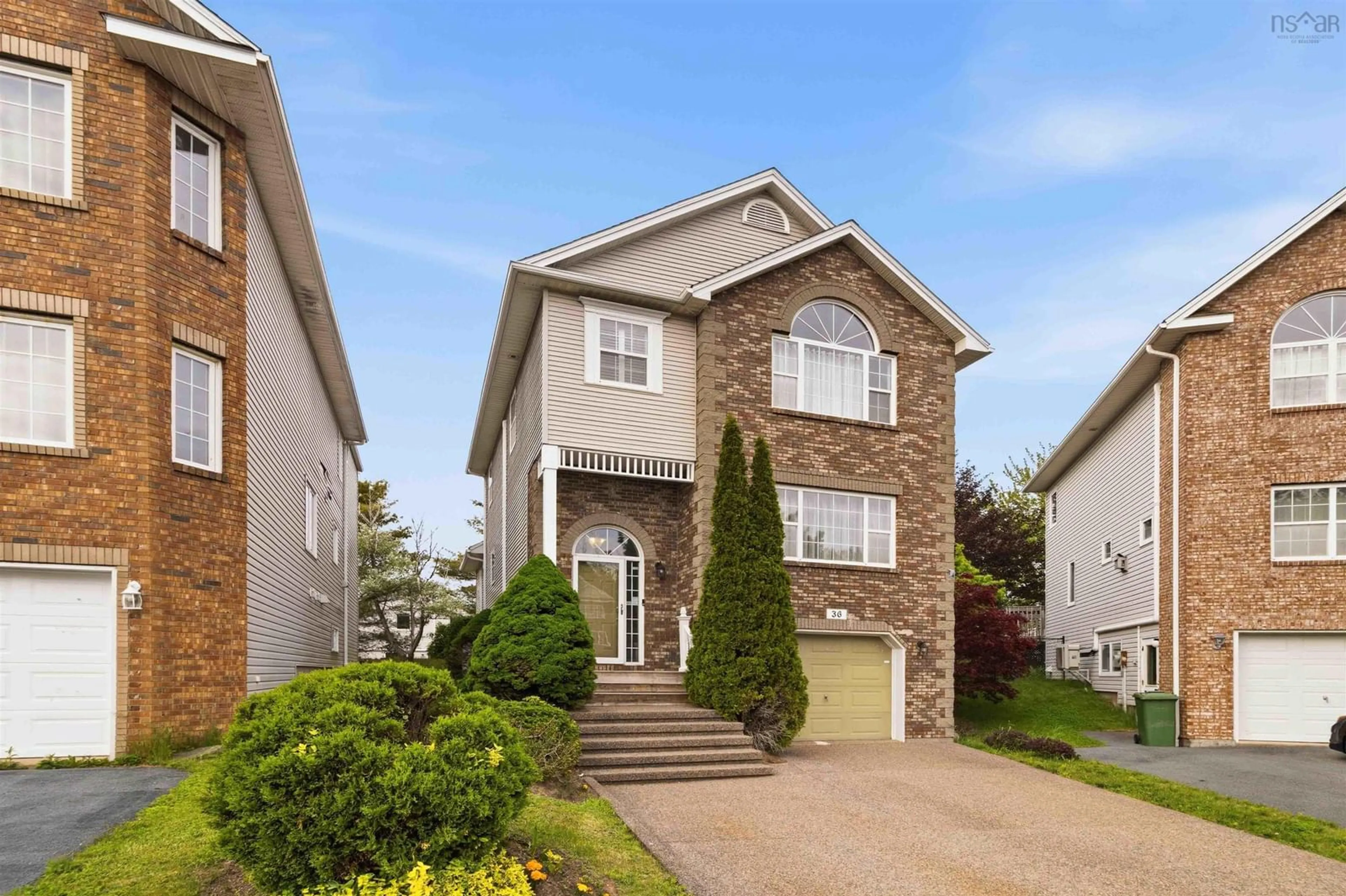 Home with brick exterior material, street for 36 Roxham Close, Clayton Park Nova Scotia B3S 1G2