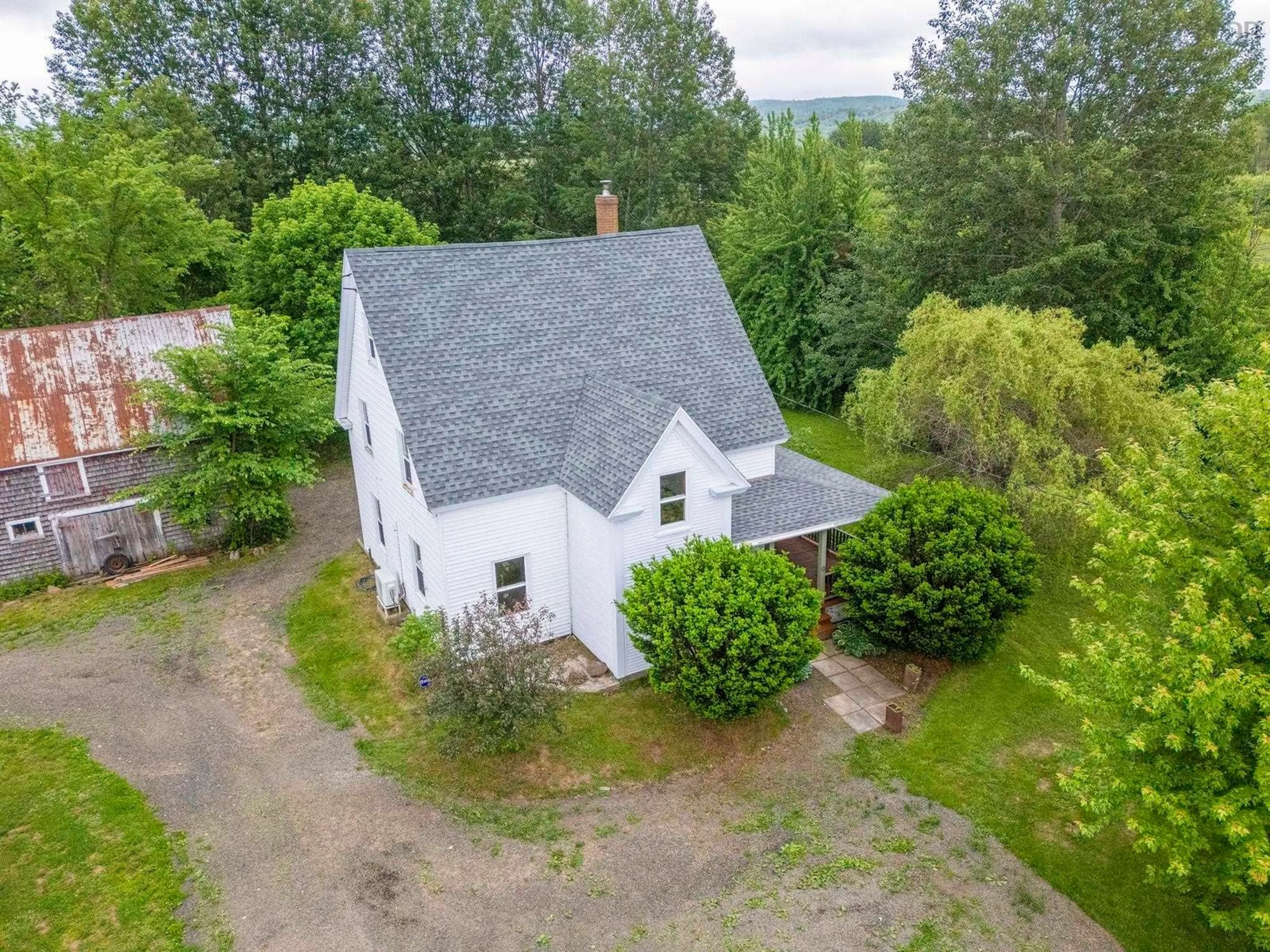 A pic from outside/outdoor area/front of a property/back of a property/a pic from drone, unknown for 186 Hebb's Landing Rd, Upper Granville Nova Scotia B0S 1C0