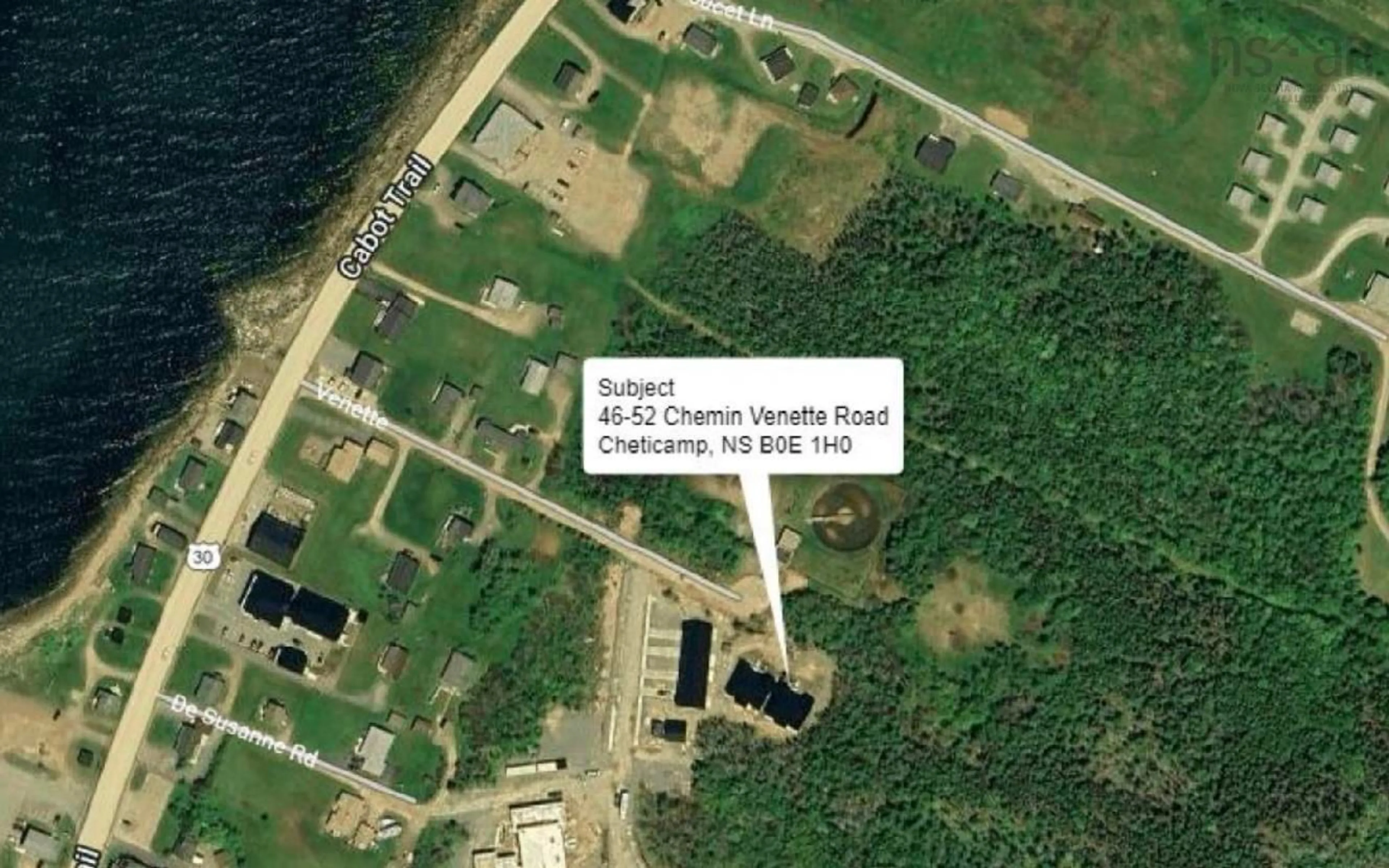 Picture of a map for 46-52 Chemin Venette Rd, Chéticamp Nova Scotia B0E 1H0