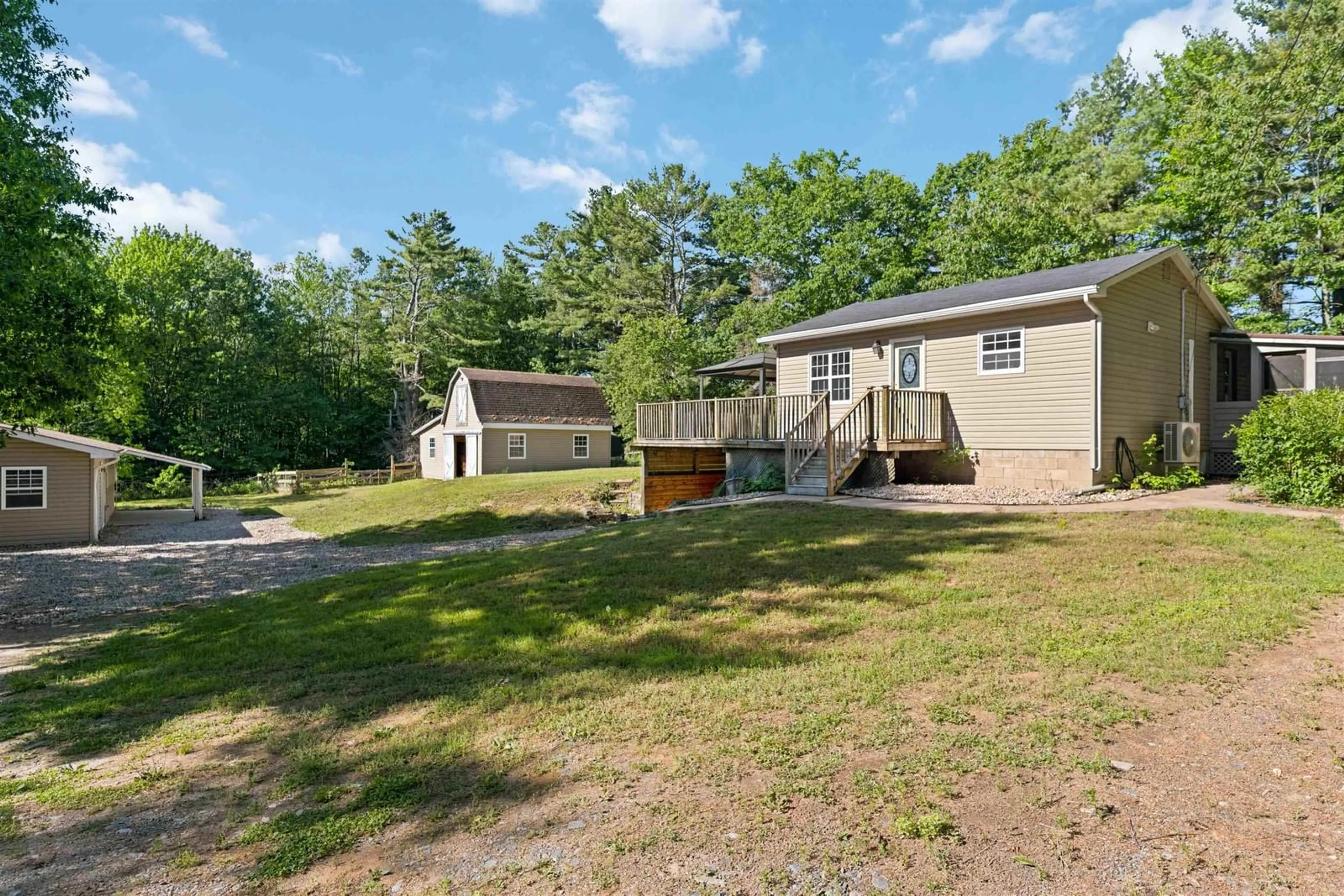 A pic from outside/outdoor area/front of a property/back of a property/a pic from drone, unknown for 3349 Lovett Rd, Brooklyn Corner Nova Scotia B4N 3V7