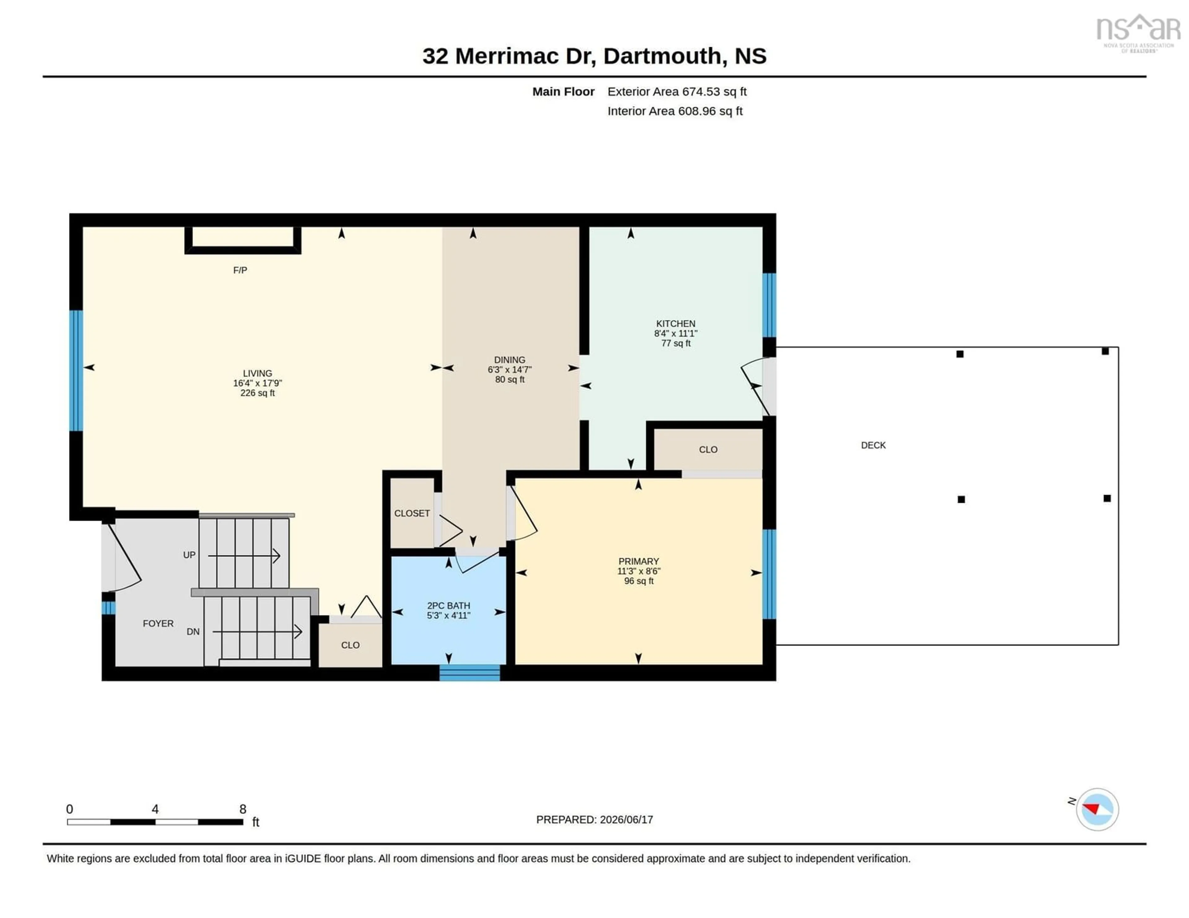 Floor plan for 32 Merrimac Dr, Cole Harbour Nova Scotia B2W 4P8