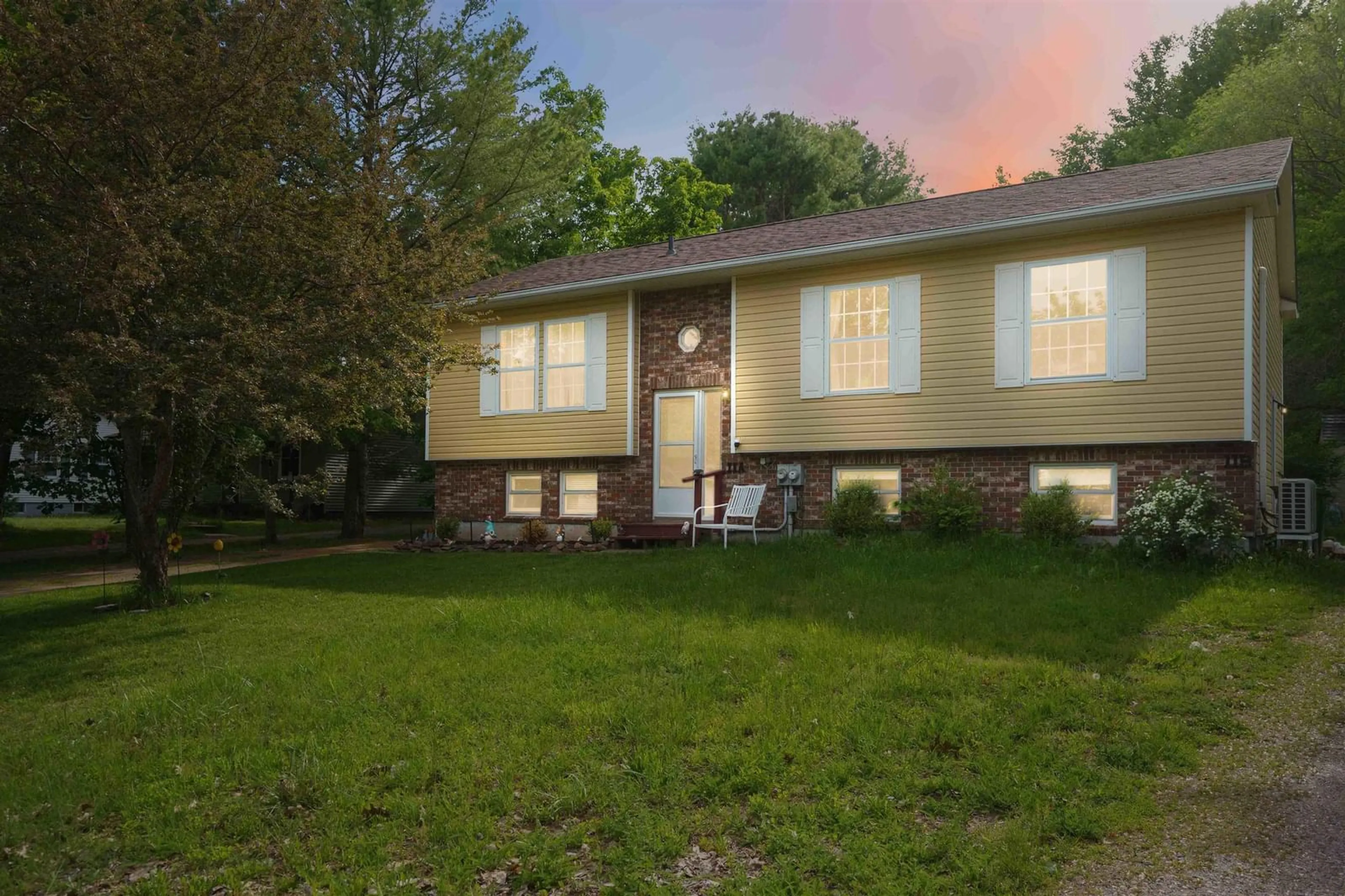 Home with vinyl exterior material, street for 11 Robinson Dr, Berwick Nova Scotia B0P 1E0