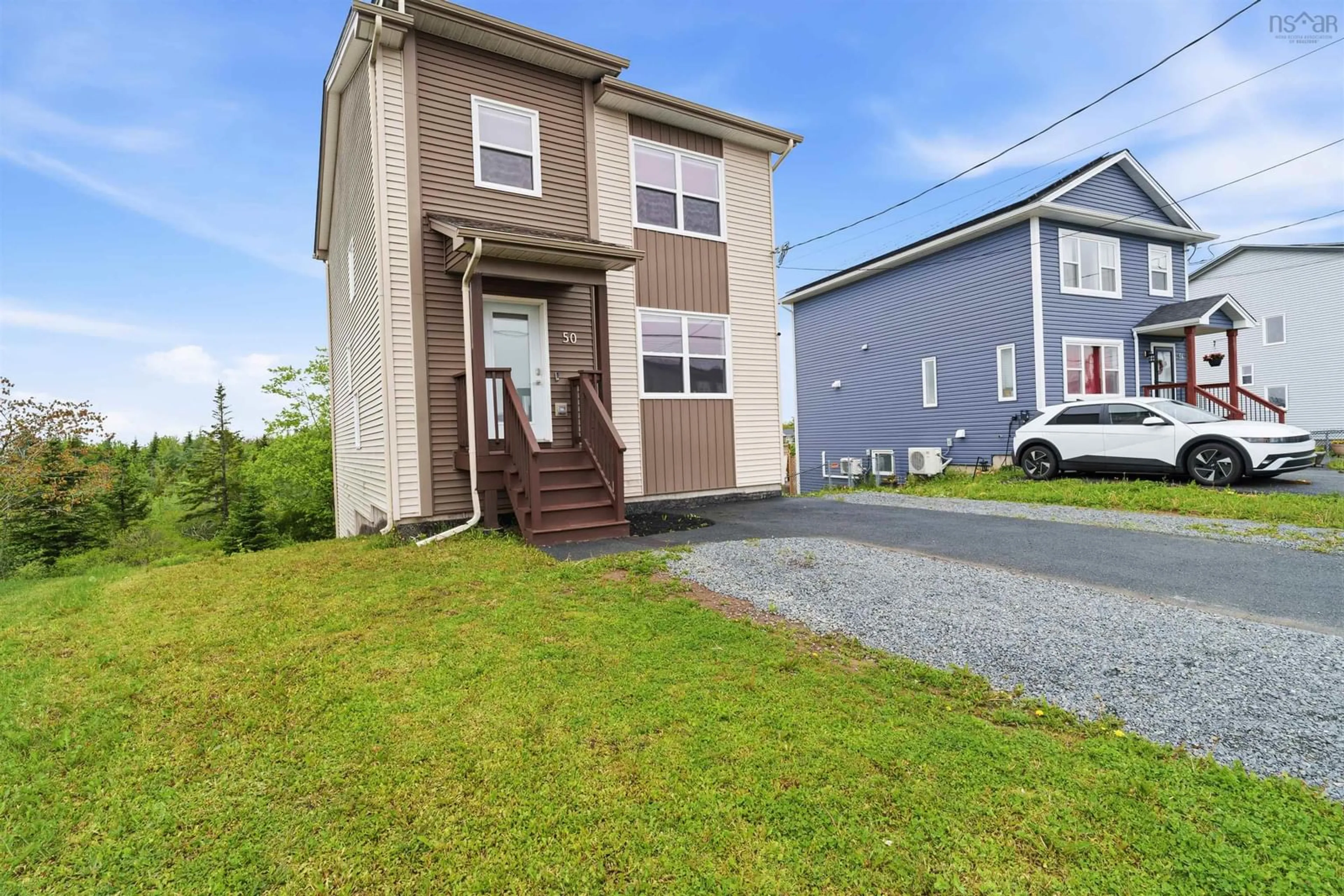 A pic from outside/outdoor area/front of a property/back of a property/a pic from drone, street for 50 Kerri Lea Lane, Eastern Passage Nova Scotia B3G 0G4