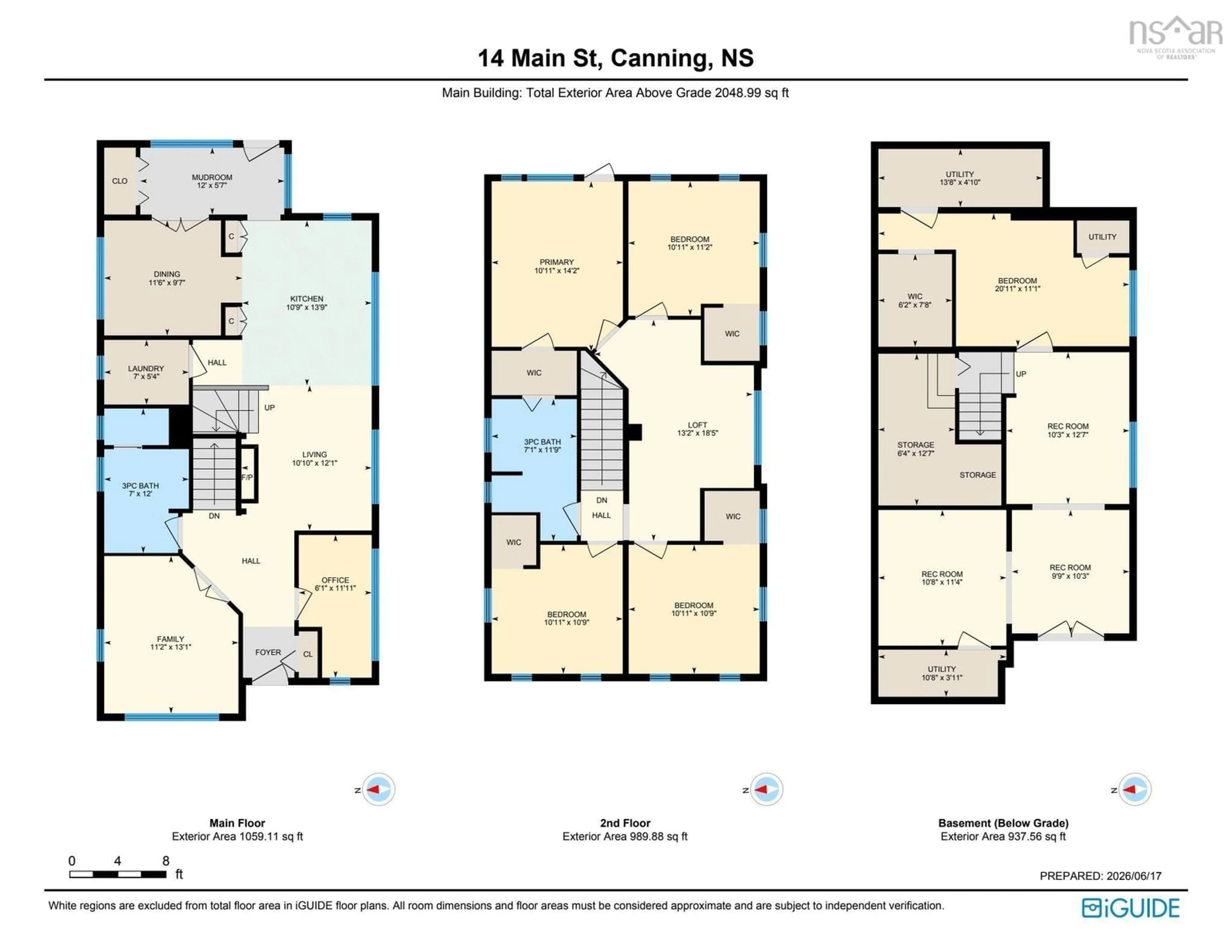 Floor plan for 14 Main St, Kingsport Nova Scotia B0P 1H0