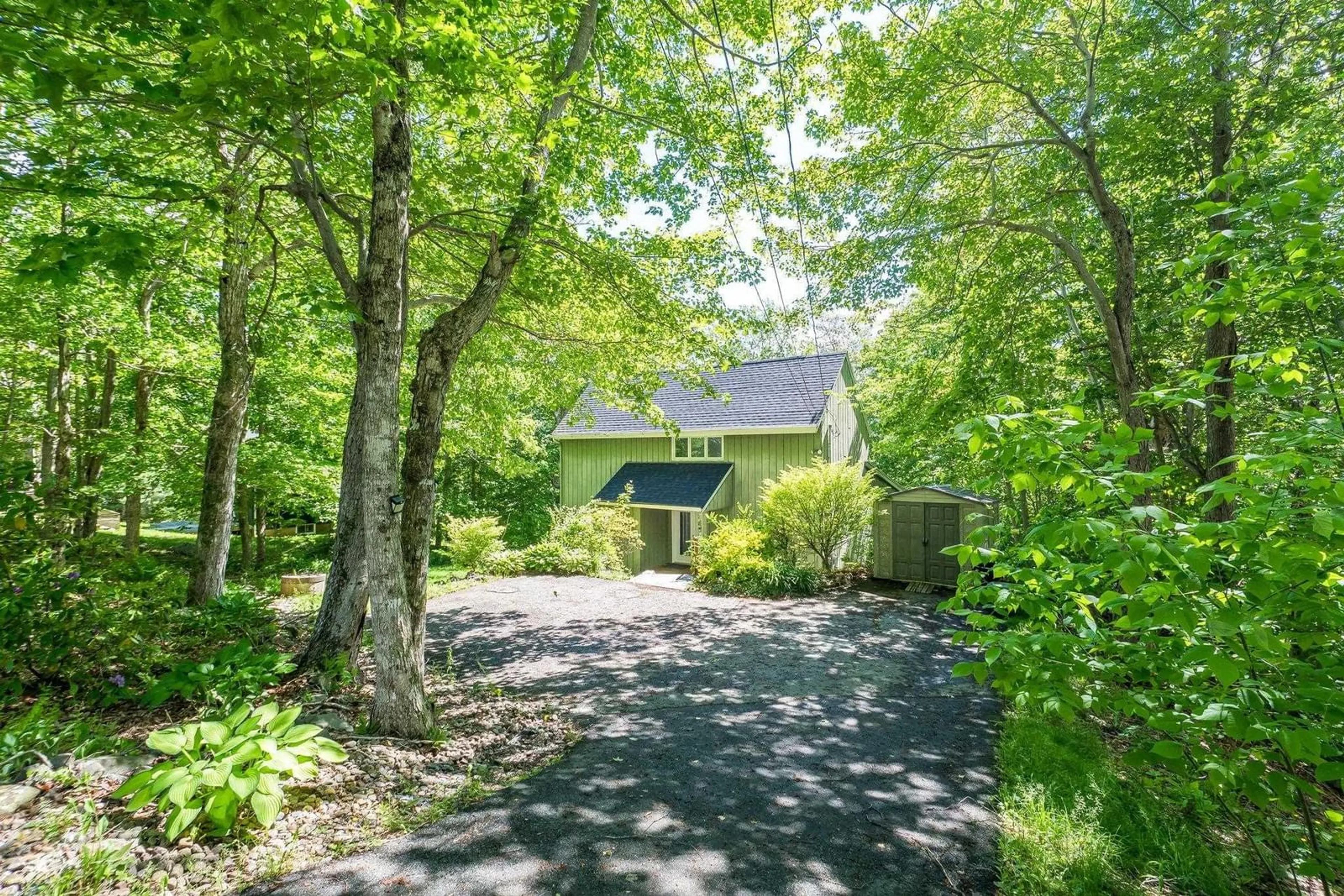 A pic from outside/outdoor area/front of a property/back of a property/a pic from drone, forest/trees view for 181 Rolling Hills Dr, Waverley Nova Scotia B2R 1B7