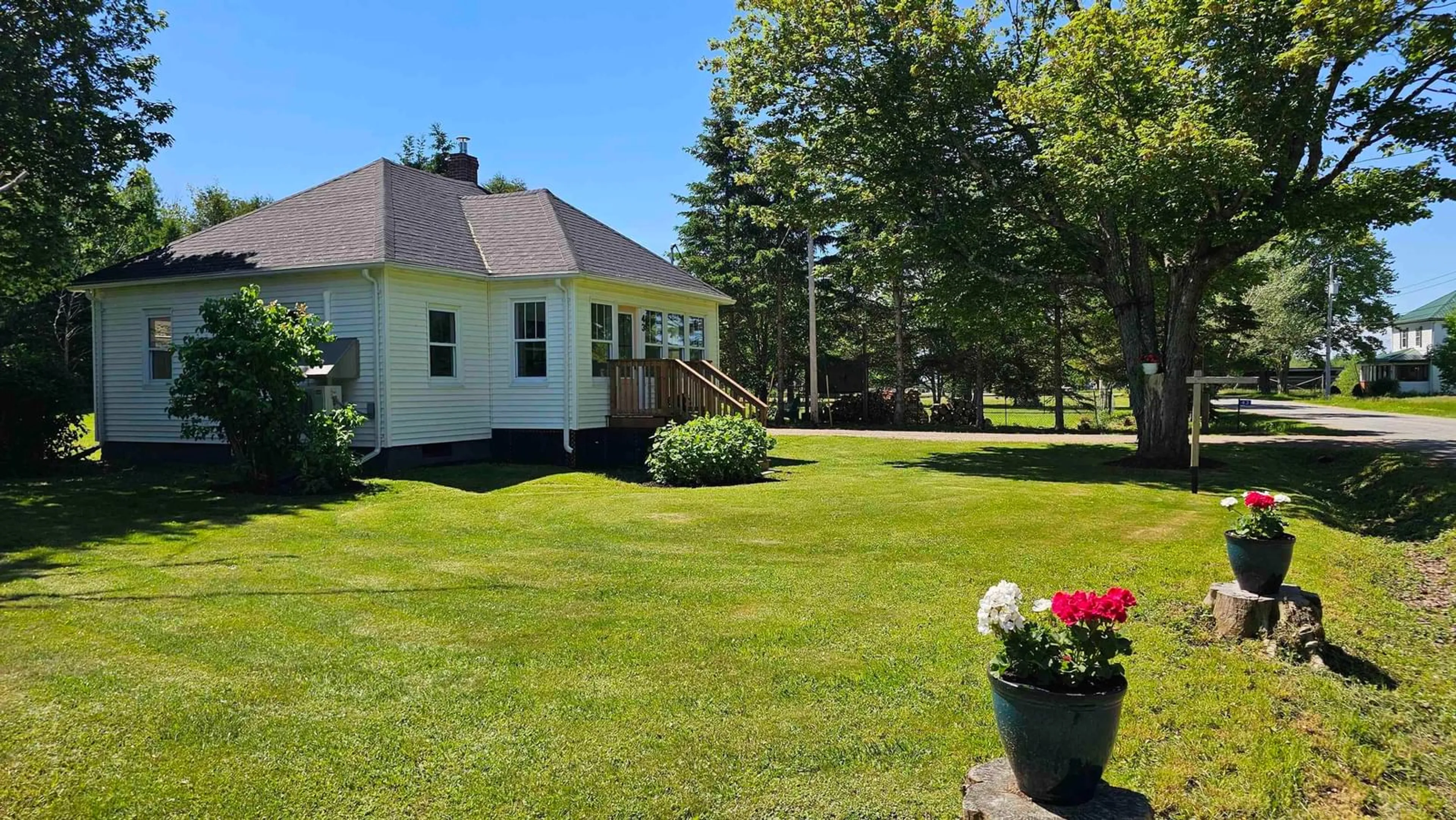 A pic from outside/outdoor area/front of a property/back of a property/a pic from drone, water/lake/river/ocean view for 43 Judge Fulton Rd, Bass River Nova Scotia B0M 1B0
