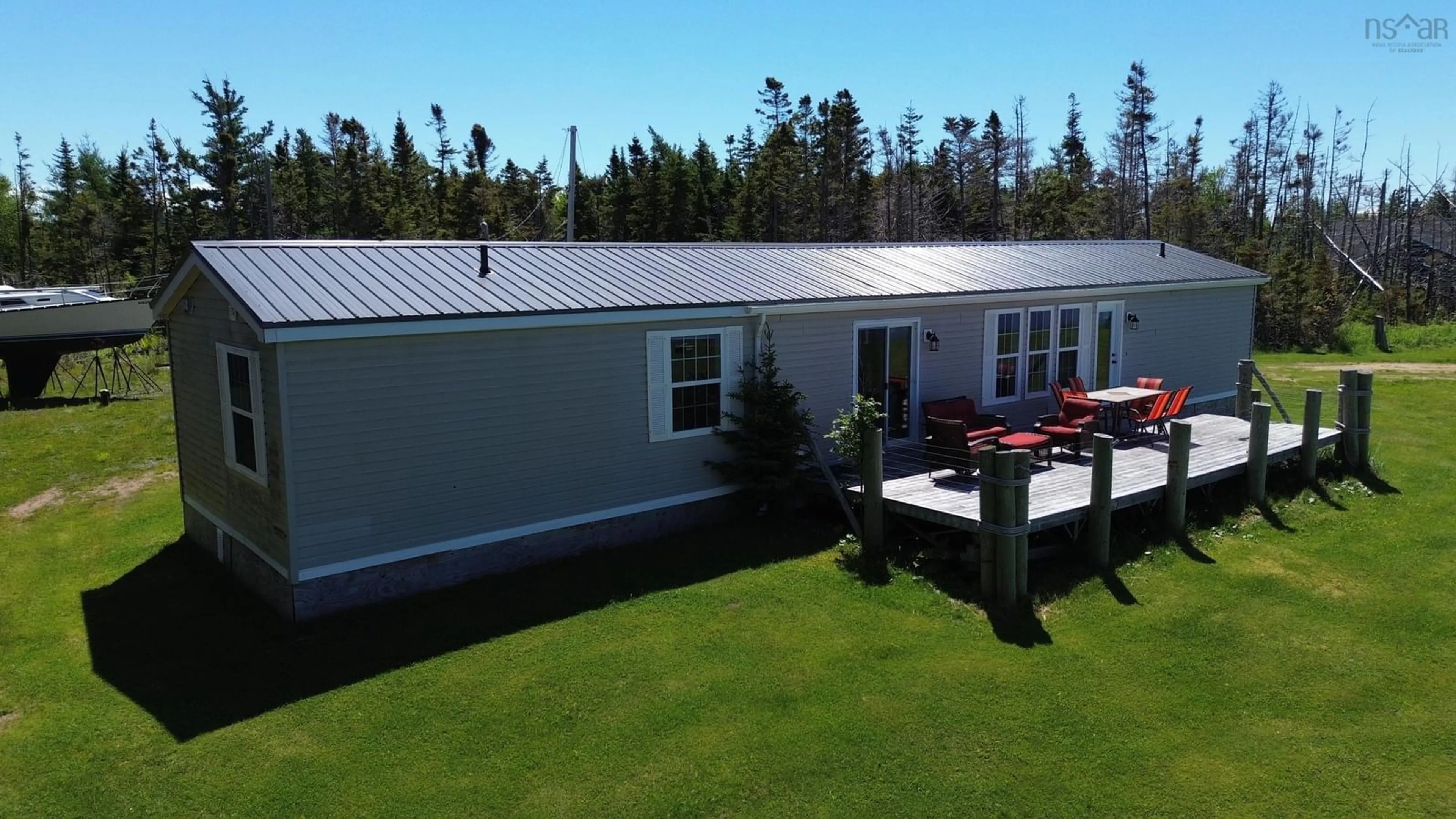Home with vinyl exterior material, building for 444 Shore Rd, Harbourview Nova Scotia B0E 2W0