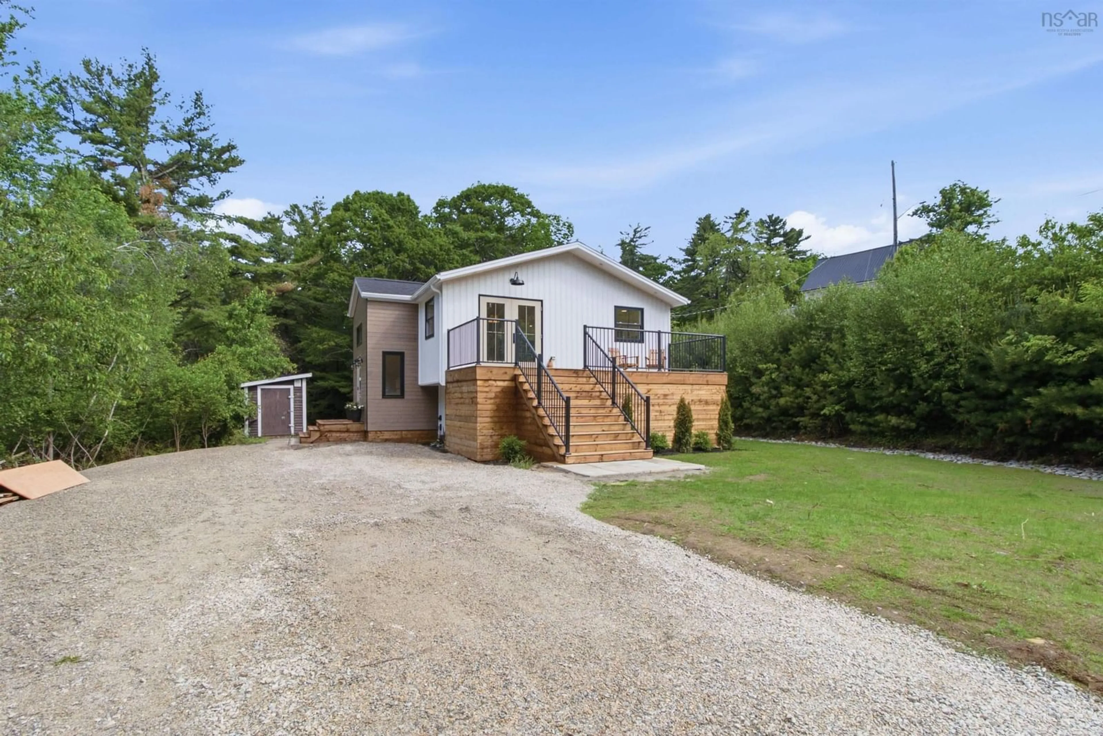 A pic from outside/outdoor area/front of a property/back of a property/a pic from drone, mountain view for 178 Fairmont St, Mahone Bay Nova Scotia B0J 2E0