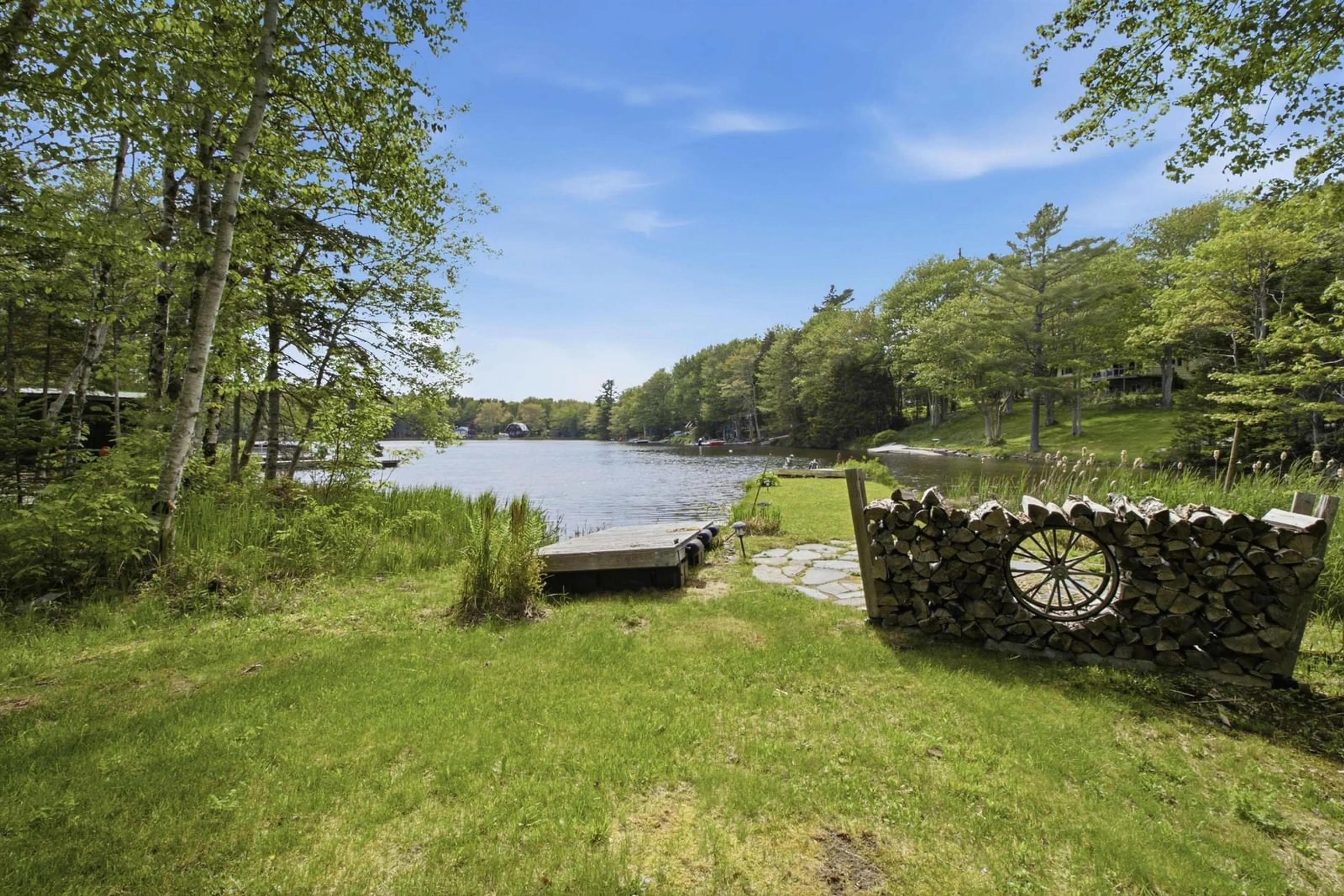 Patio, water/lake/river/ocean view for 11 Cove Rd, East Uniacke Nova Scotia B0N 1Z0