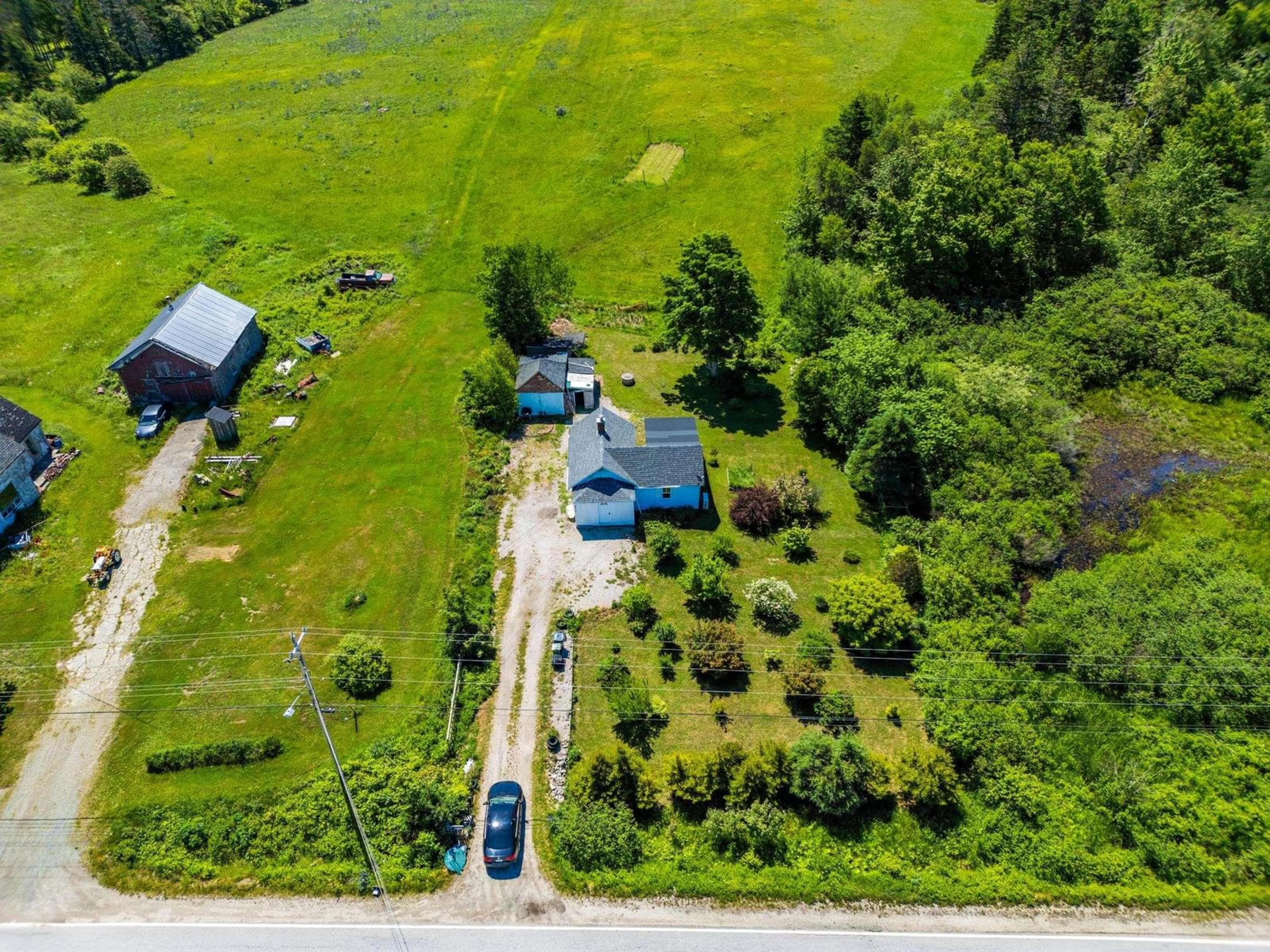 A pic from outside/outdoor area/front of a property/back of a property/a pic from drone, street for 2012 Highway 340, Deerfield Nova Scotia B5A 5N9