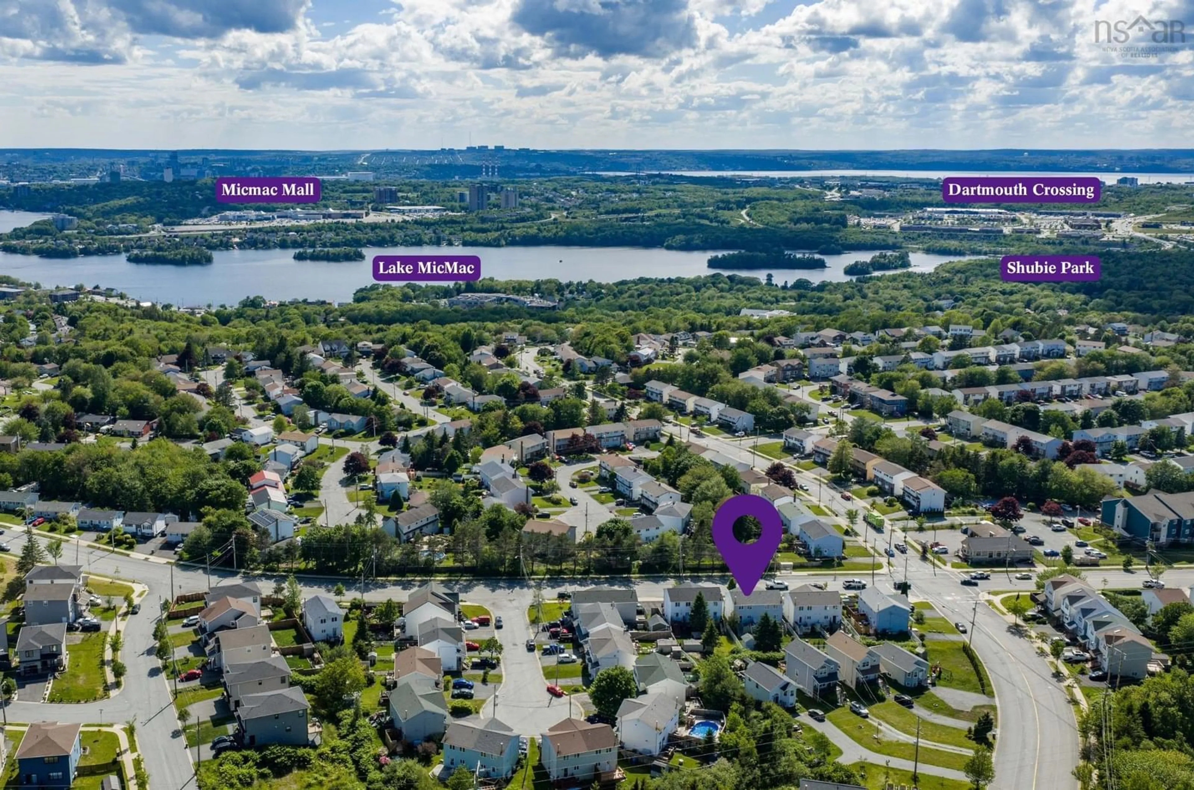 A pic from outside/outdoor area/front of a property/back of a property/a pic from drone, water/lake/river/ocean view for 255 Caledonia Rd, Dartmouth Nova Scotia B2X 1L5