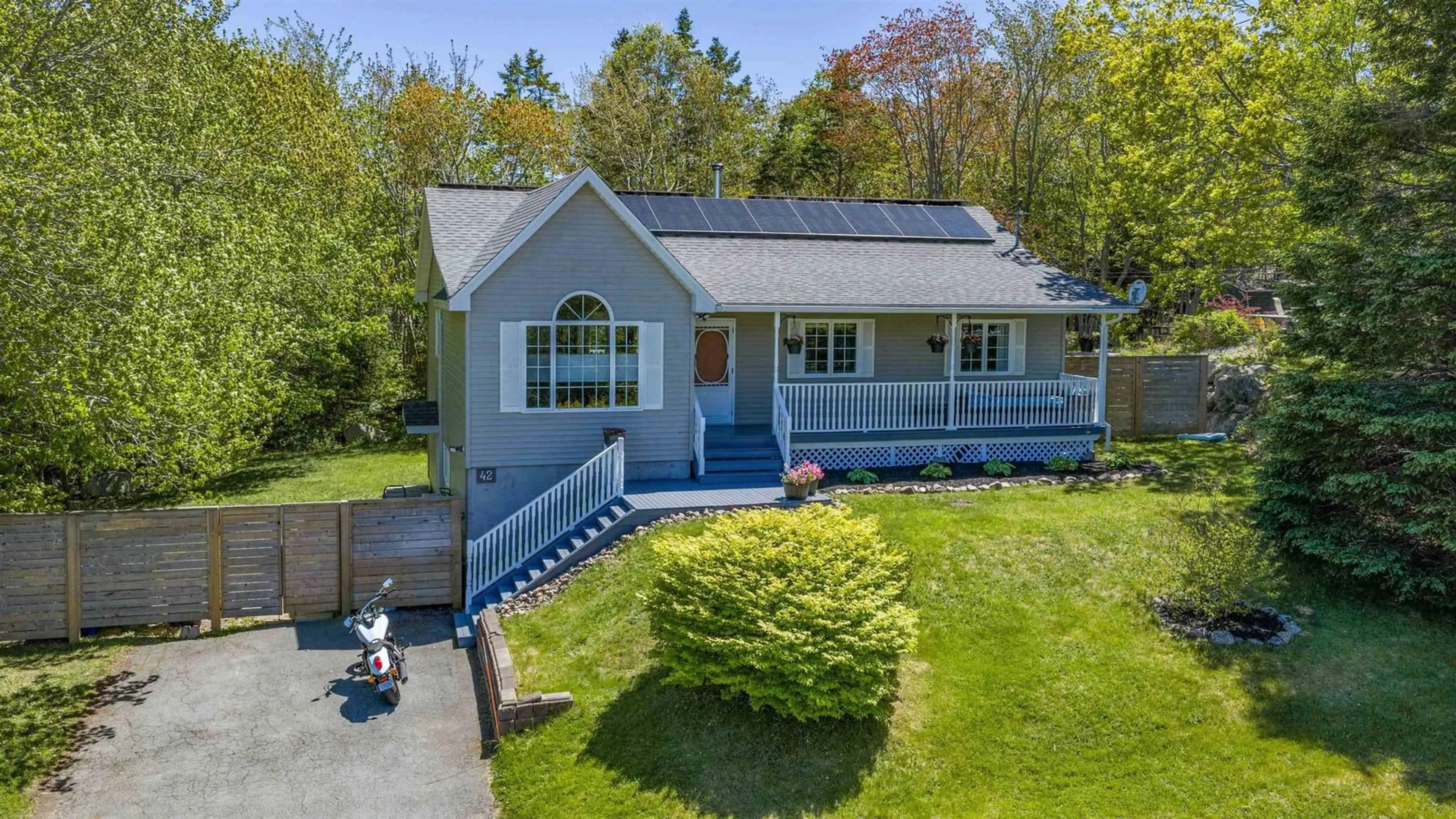 A pic from outside/outdoor area/front of a property/back of a property/a pic from drone, water/lake/river/ocean view for 42 Oceanbreeze Ave, Herring Cove Nova Scotia B3V 1H5