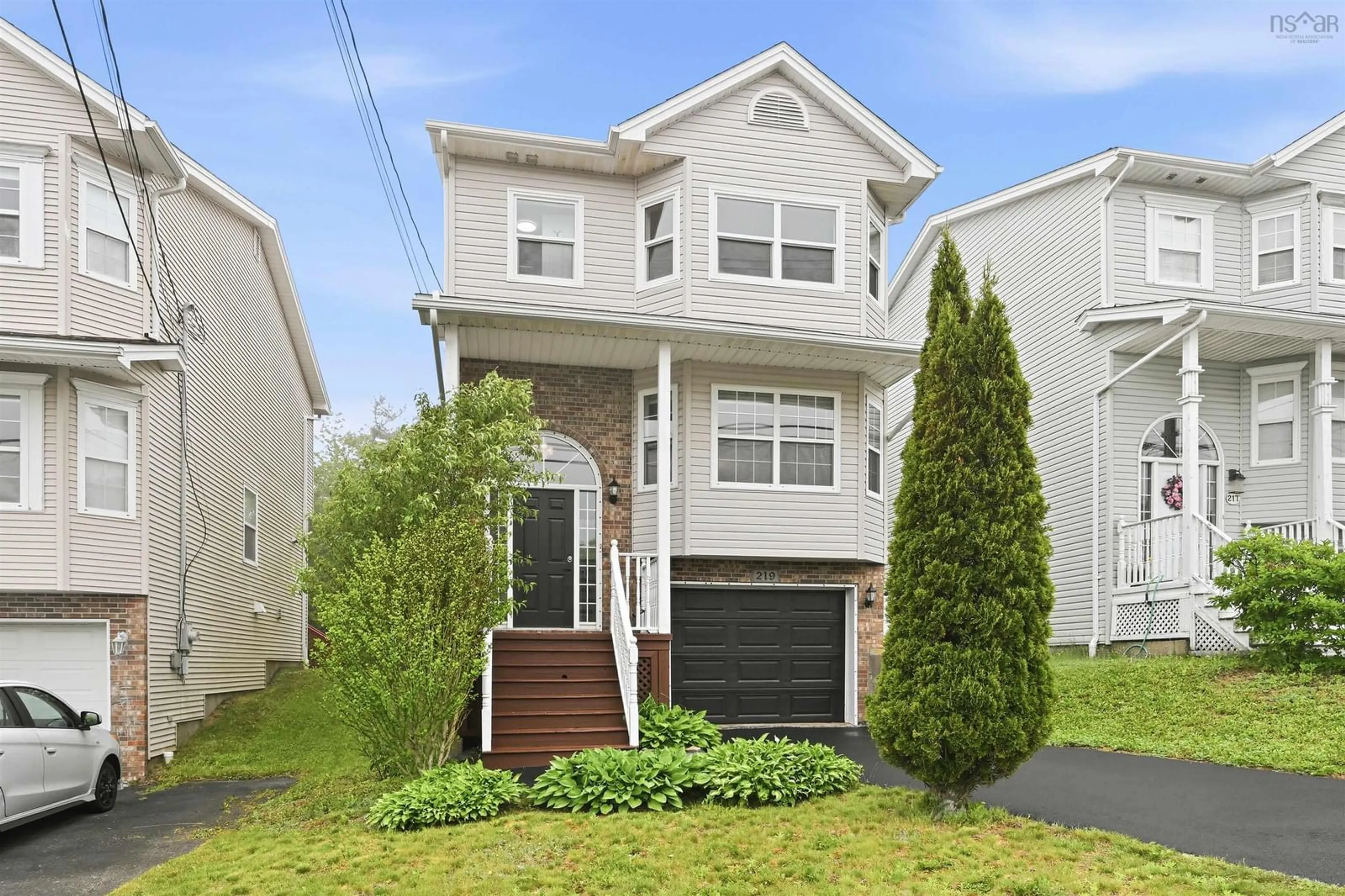 Home with vinyl exterior material, street for 219 Oceanview Dr, Bedford Nova Scotia B4A 4G9