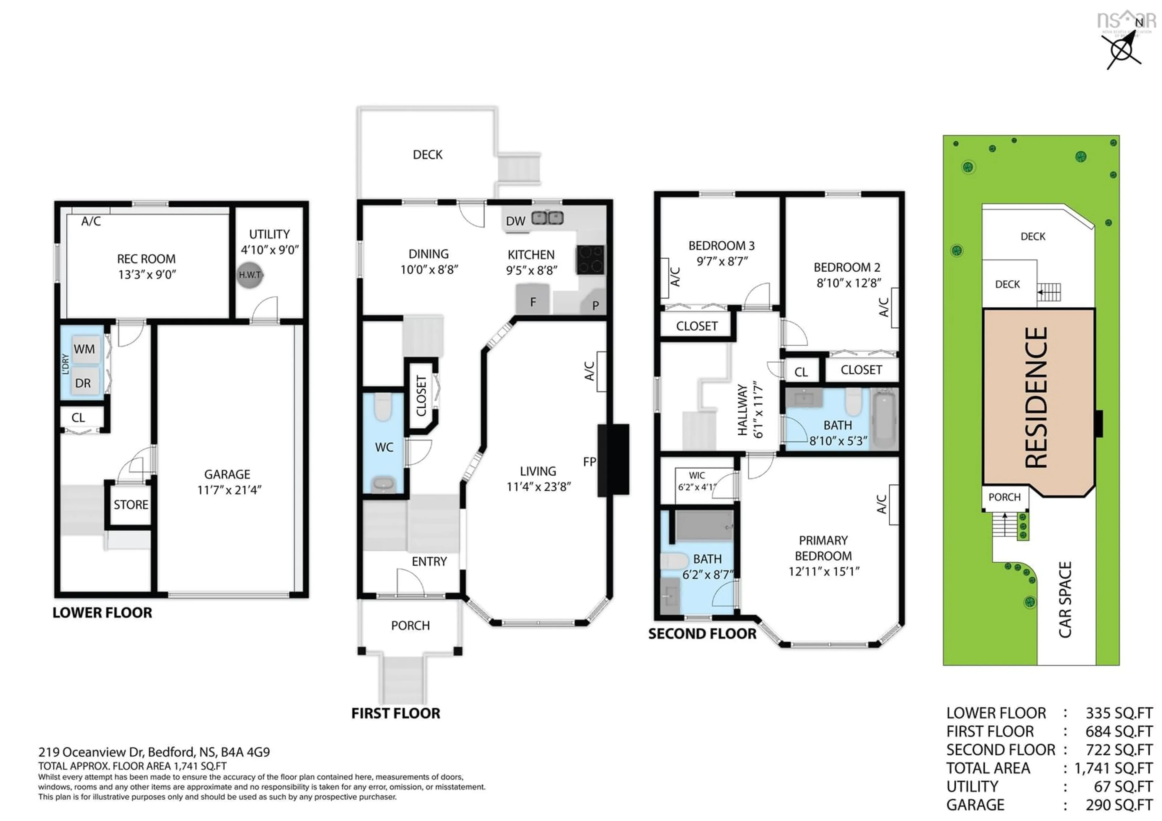 Floor plan for 219 Oceanview Dr, Bedford Nova Scotia B4A 4G9