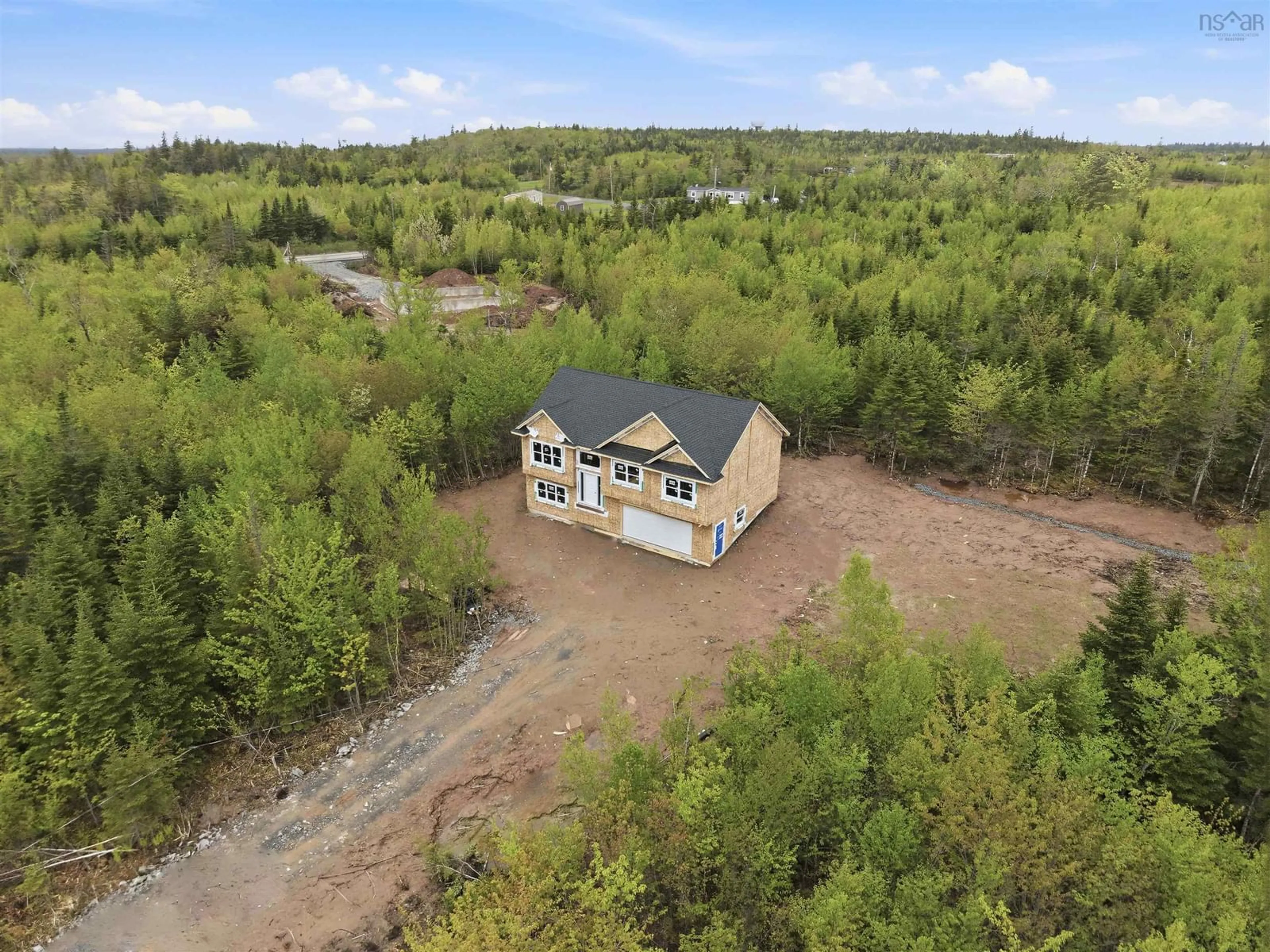 A pic from outside/outdoor area/front of a property/back of a property/a pic from drone, building for 44 Maverick Lane #Lot 107, Devon Nova Scotia B3T 1X4