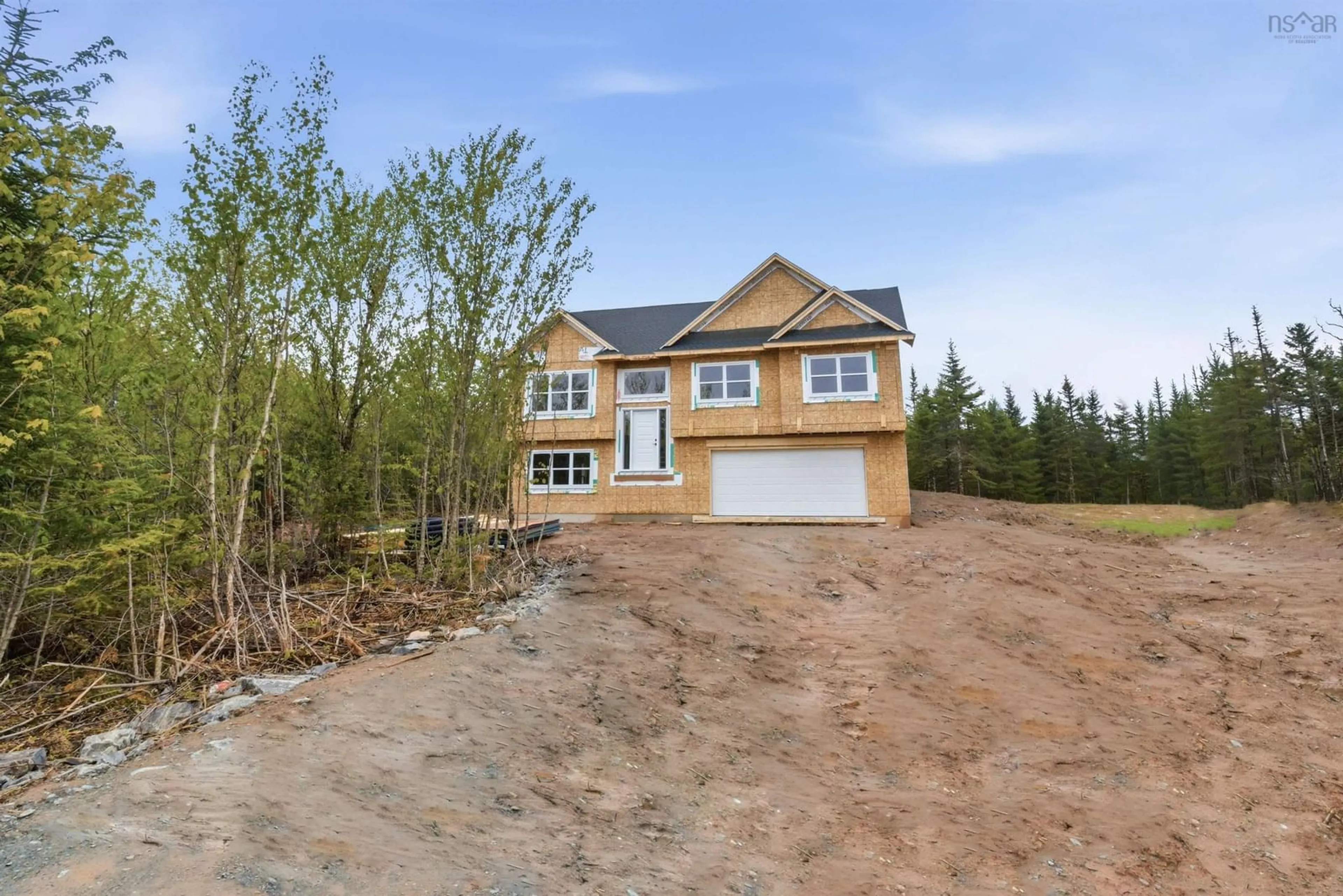 A pic from outside/outdoor area/front of a property/back of a property/a pic from drone, unknown for 44 Maverick Lane #Lot 107, Devon Nova Scotia B3T 1X4