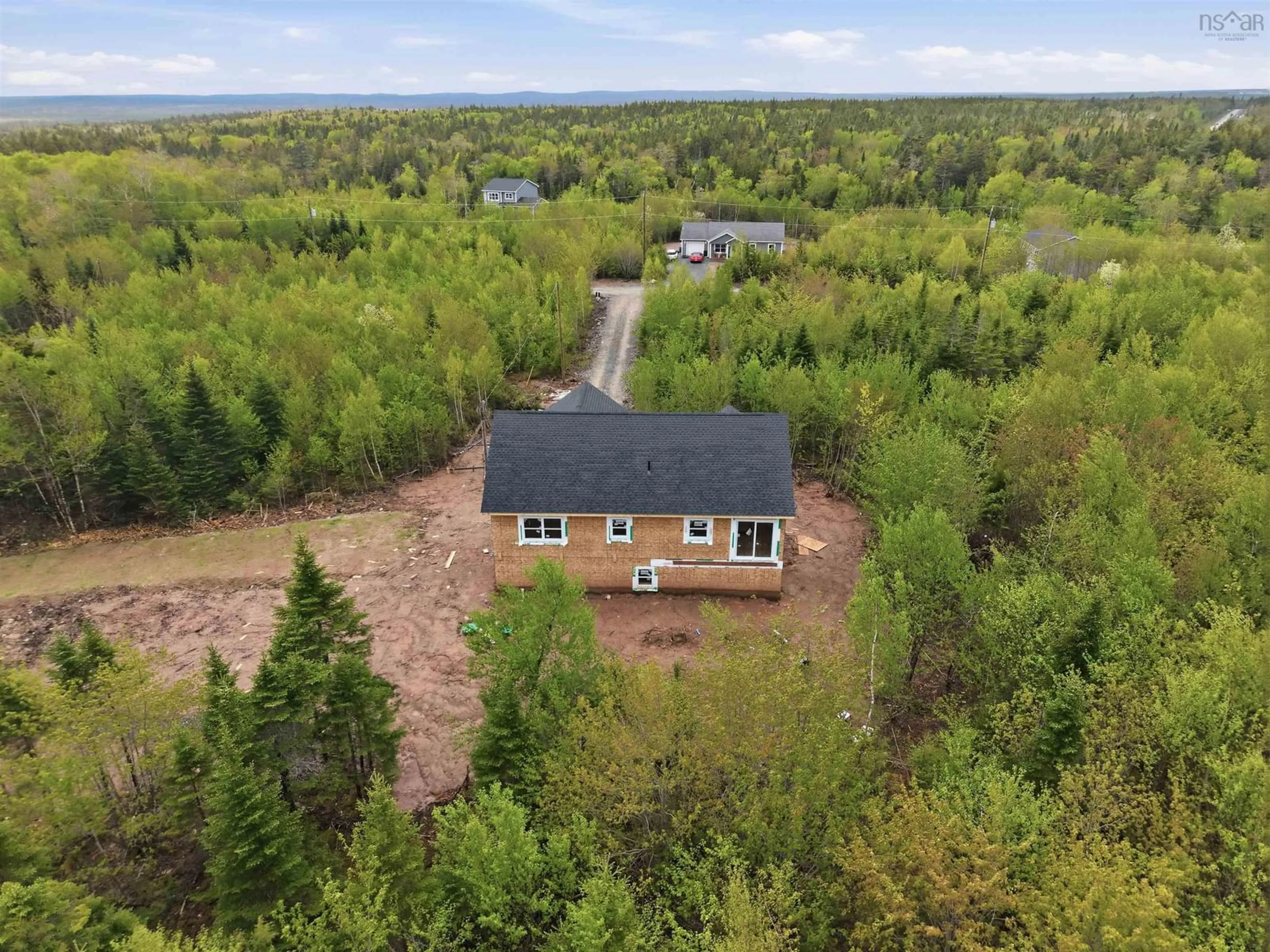 A pic from outside/outdoor area/front of a property/back of a property/a pic from drone, forest/trees view for 44 Maverick Lane #Lot 107, Devon Nova Scotia B3T 1X4