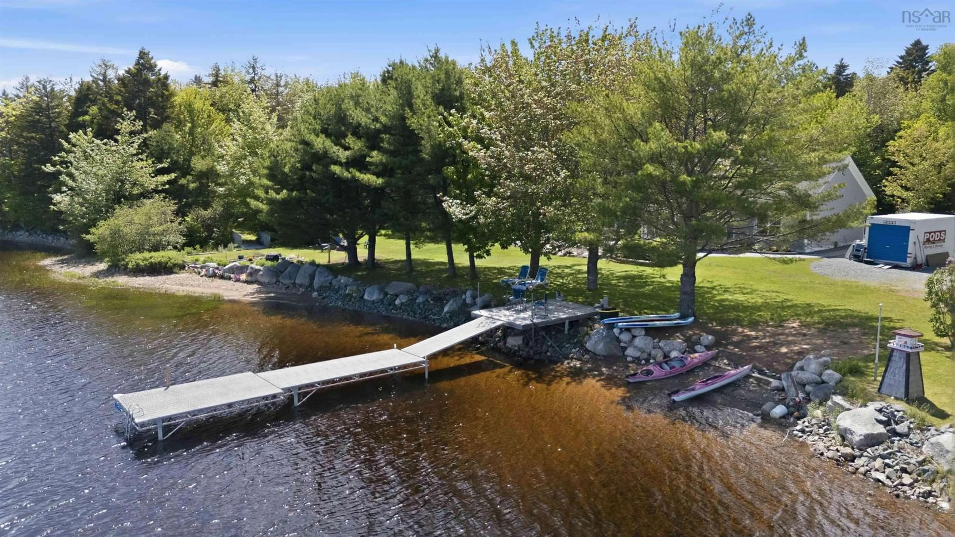 A pic from outside/outdoor area/front of a property/back of a property/a pic from drone, water/lake/river/ocean view for 512 Conrod Settlement Rd, Conrod Settlement Nova Scotia B0J 2L0