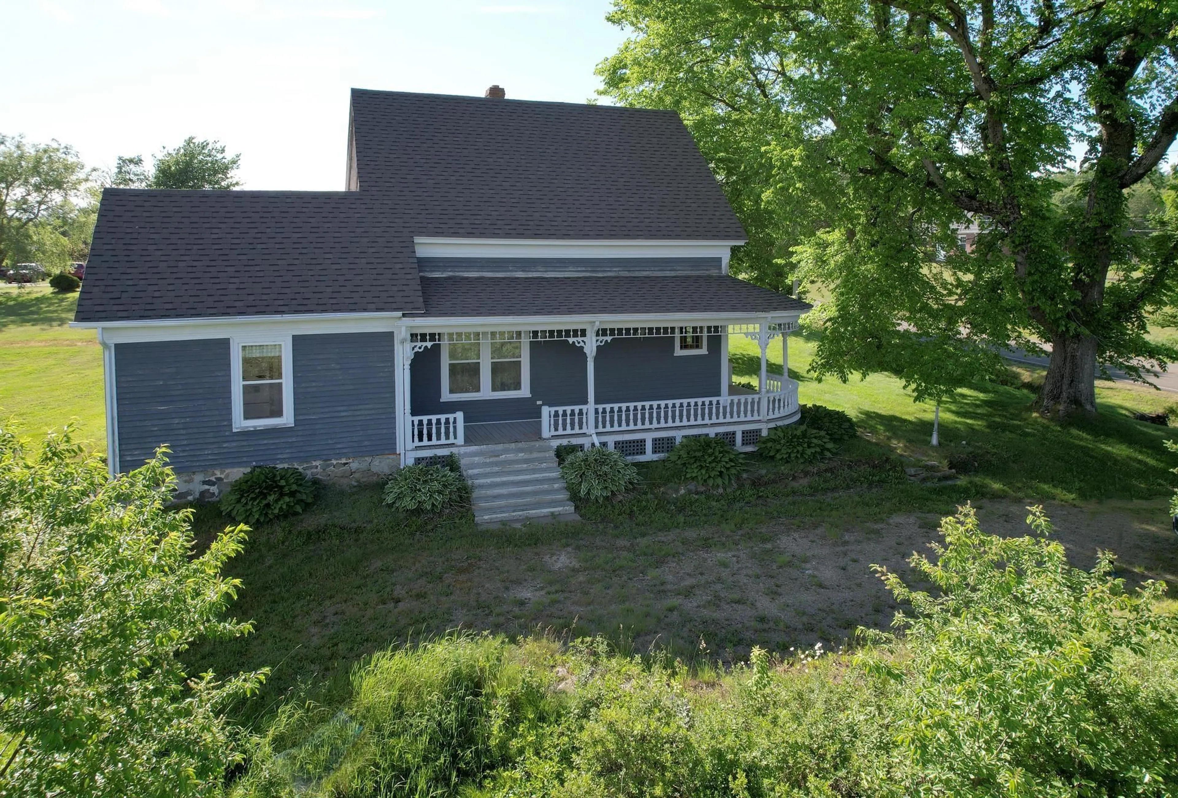 A pic from outside/outdoor area/front of a property/back of a property/a pic from drone, unknown for 6953 Highway 340, Weaver Settlement Nova Scotia B0W 3T0